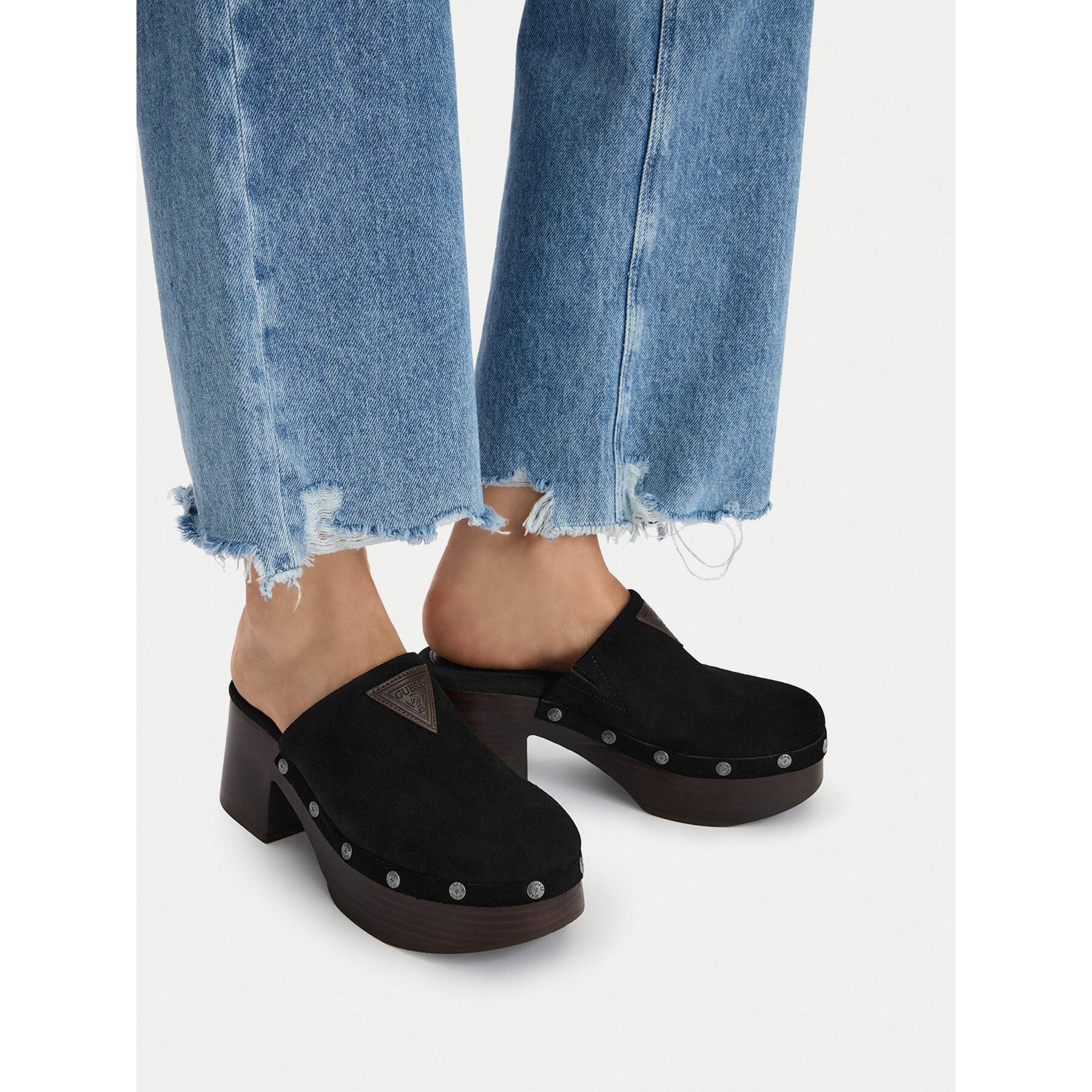GUESS JEANS Guess Jeans Damen-Flip-Flops Schwarz Badepantolette