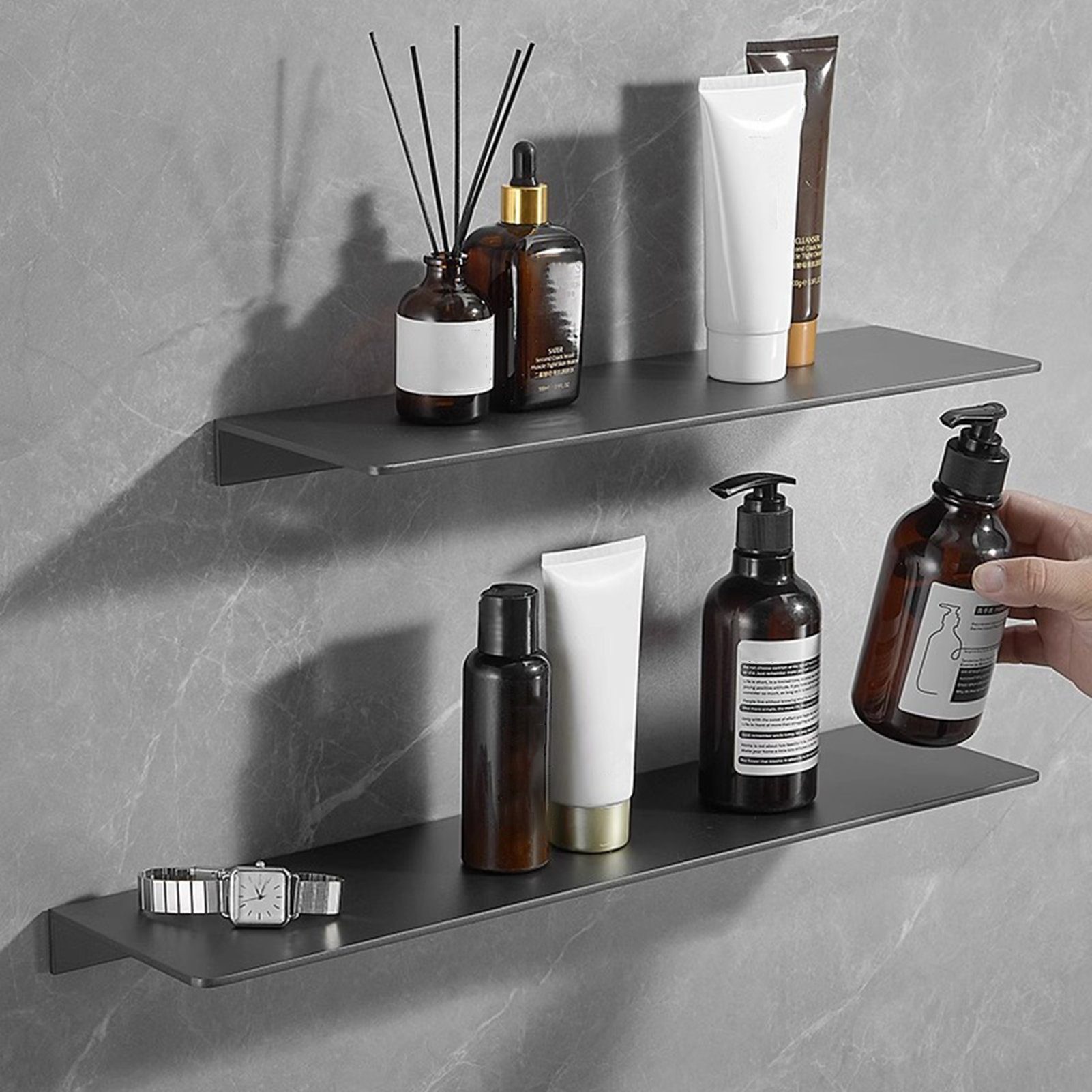 Rutaqian Duschablage Duschablage ​,Aluminum Badezimmer Regal günstig online kaufen