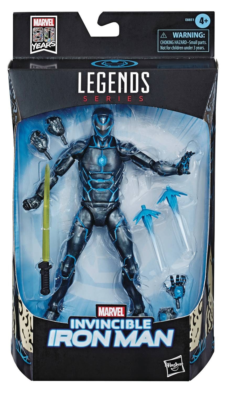 Hasbro Actionfigur MARVEL LEGENDS CIVIL WAR II INVINCIBLE IRON MAN STEALTH VARIANT ACTION