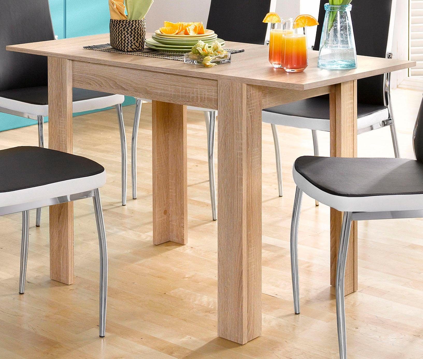 Mäusbacher Esstisch, Breite 80/110/120 cm mit Auszug günstig online kaufen