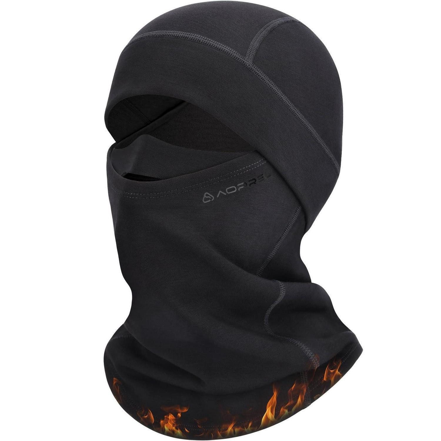 Sturmhaube Sturmhaube Balaclava Skimaske Herren Einheitsgröße Schwarz Upgrade