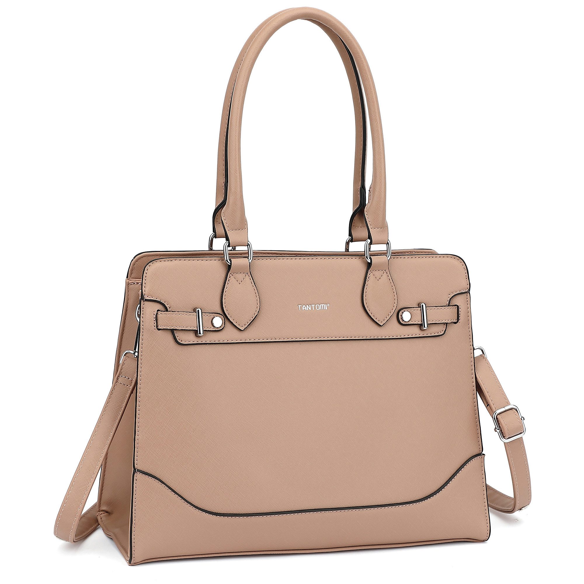 TAN.TOMI Aktentasche Damen Große Business Handtasche Schultertasche Arbeit Schule, Multi-tasche Beuteltote Hobo Tragetasche für Büro Arbeit Schule