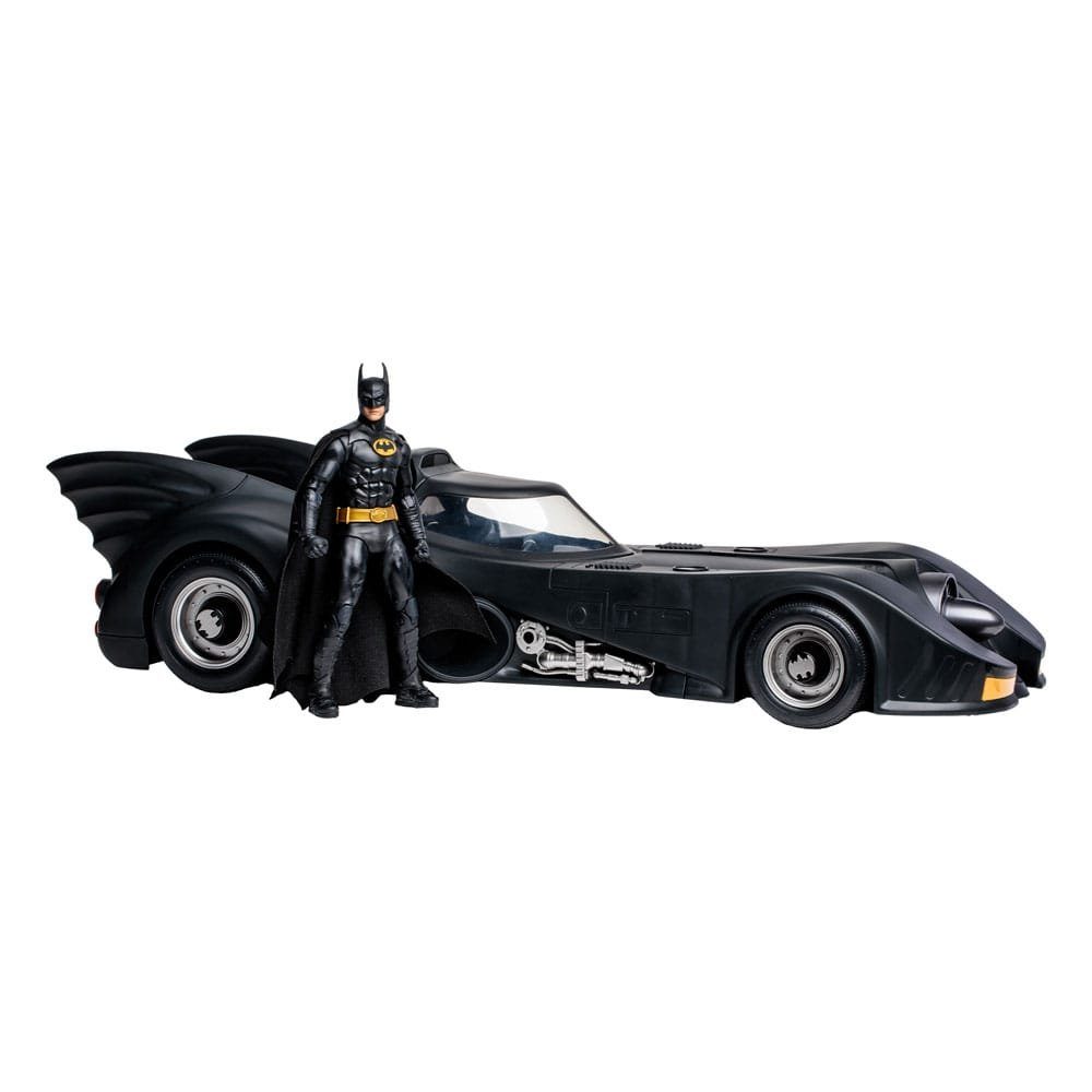 McFarlane Toys Actionfigur McFarlane DC Multiverse Gold Label Batman 1989 Batmobile & Actionfigur
