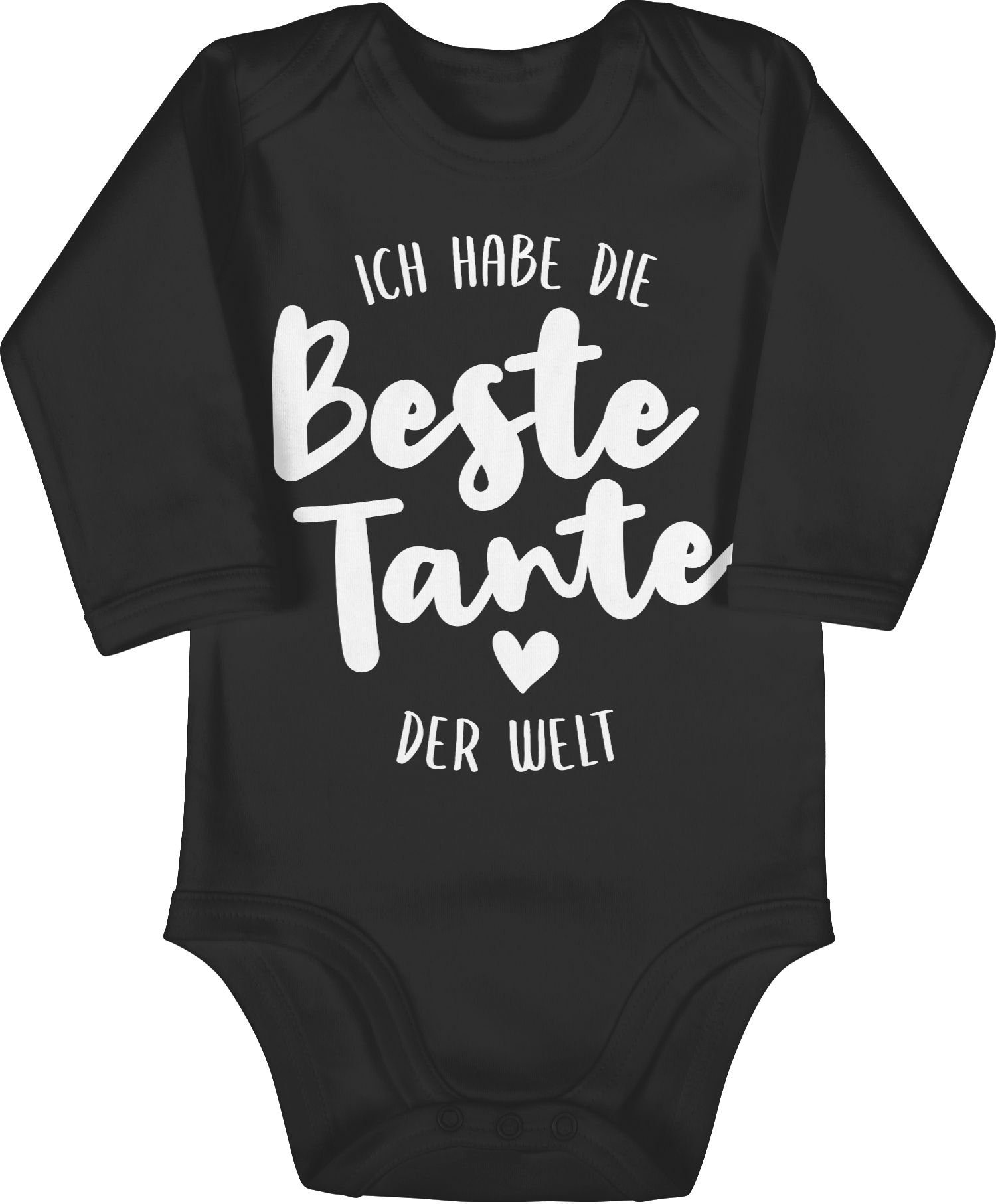 Shirtracer Shirtbody Ich habe die beste Tante der Welt Strampler Baby Mädchen & Junge