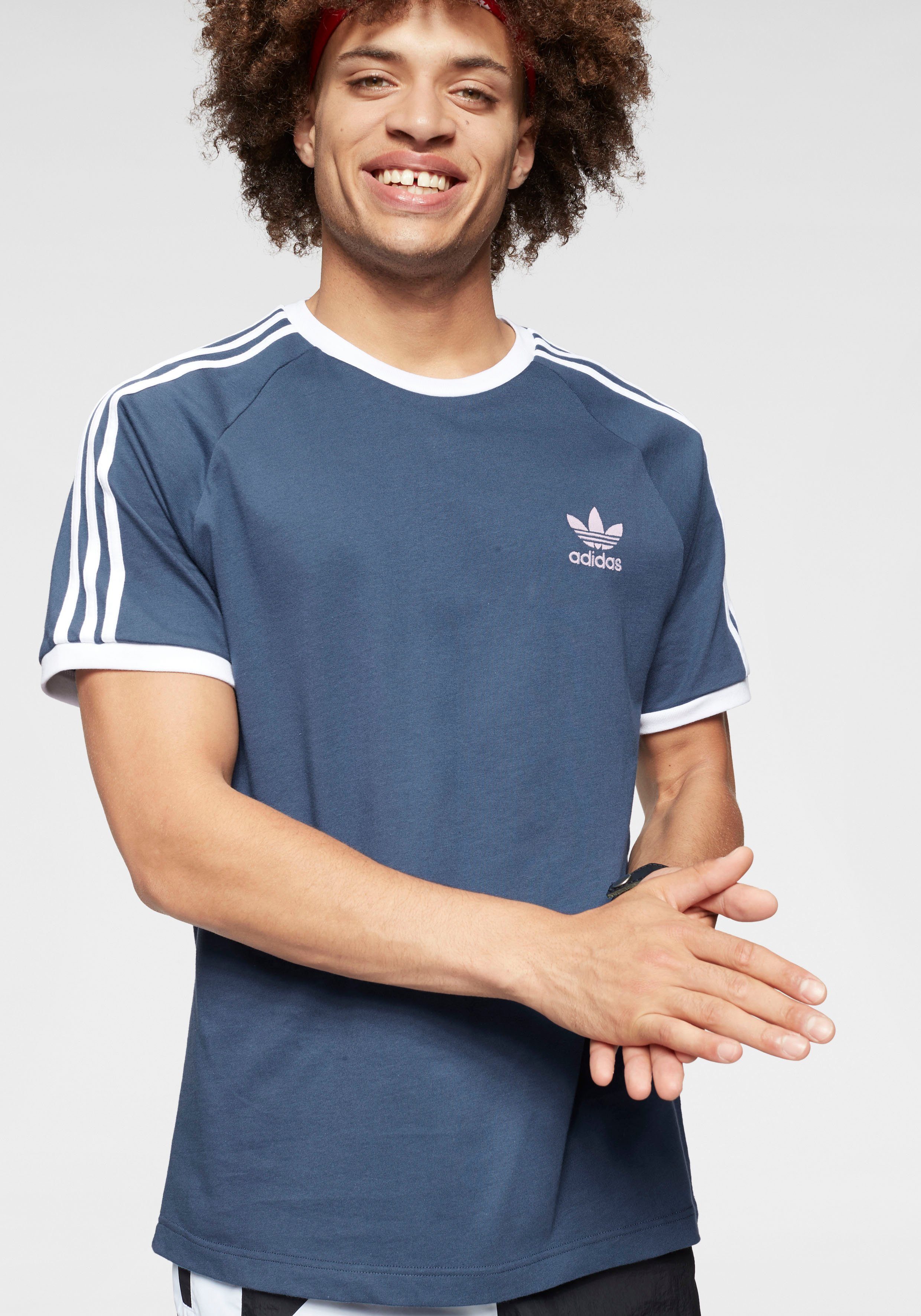 adidas t shirt weiß blauer streifen adidas t shirt weiß blauer streifen