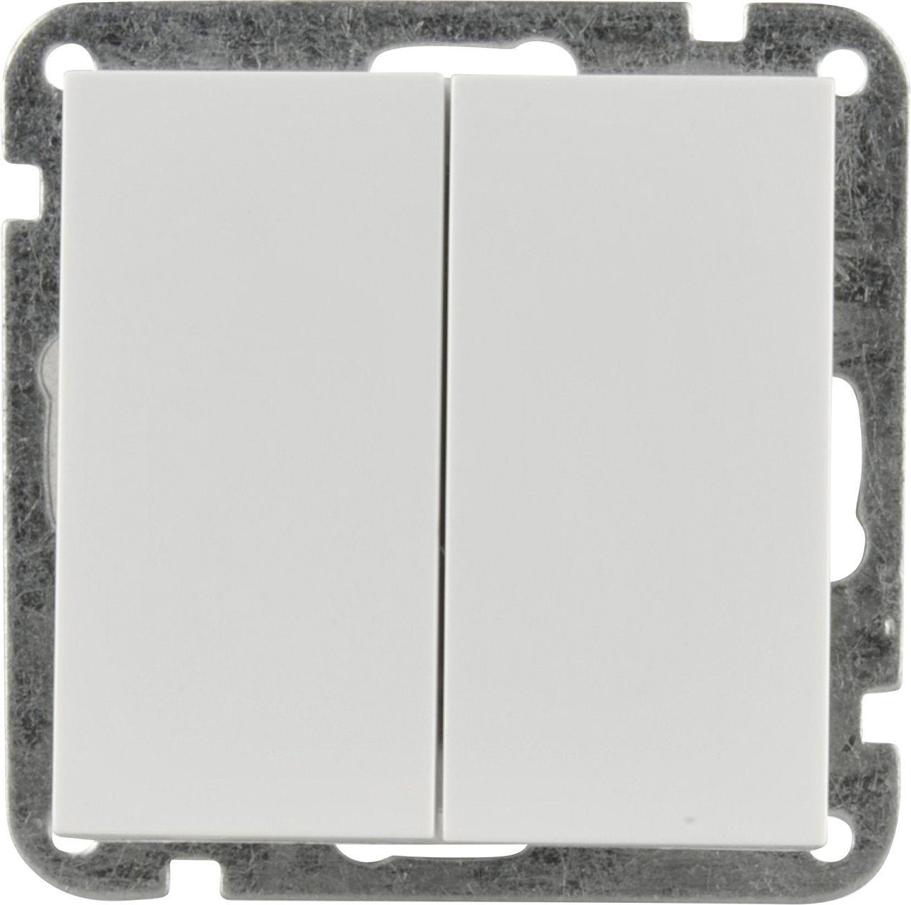 UNITEC Lichtschalter Unitec Serienschalter mit Wippe ultraweiß, Serie