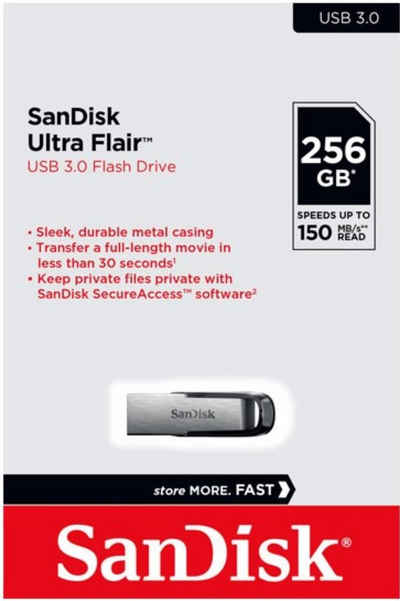 Sandisk SanDisk Ultra Flair USB 3.0 256 GB USB-Stick