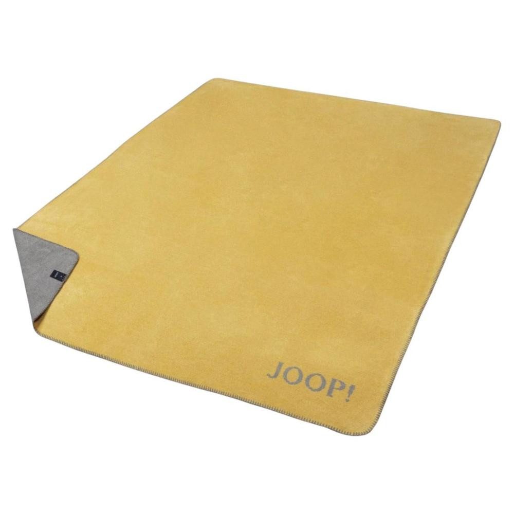 Wohndecke Melange Doubleface Gelb - Silber 150 x 200 cm, JOOP!