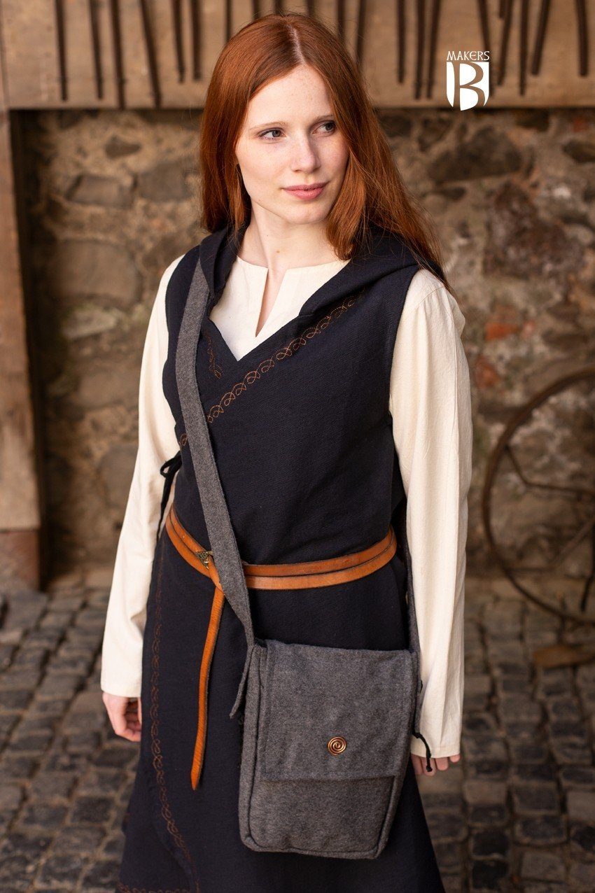 Burgschneider Ritter-Kostüm Mittelalter Tasche oder Beutel Juna Wolle