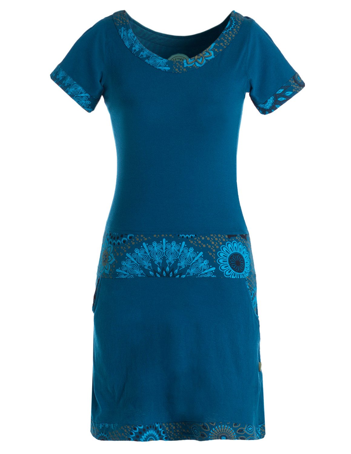 Vishes Jerseykleid Damen Sommerkleid Kurzarm Jersey-Kleid Tunika-Kleid T-Sh günstig online kaufen