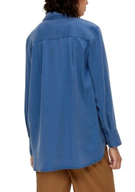 s.Oliver Langarmbluse Oversize-Bluse aus Lyocell Garment Dye