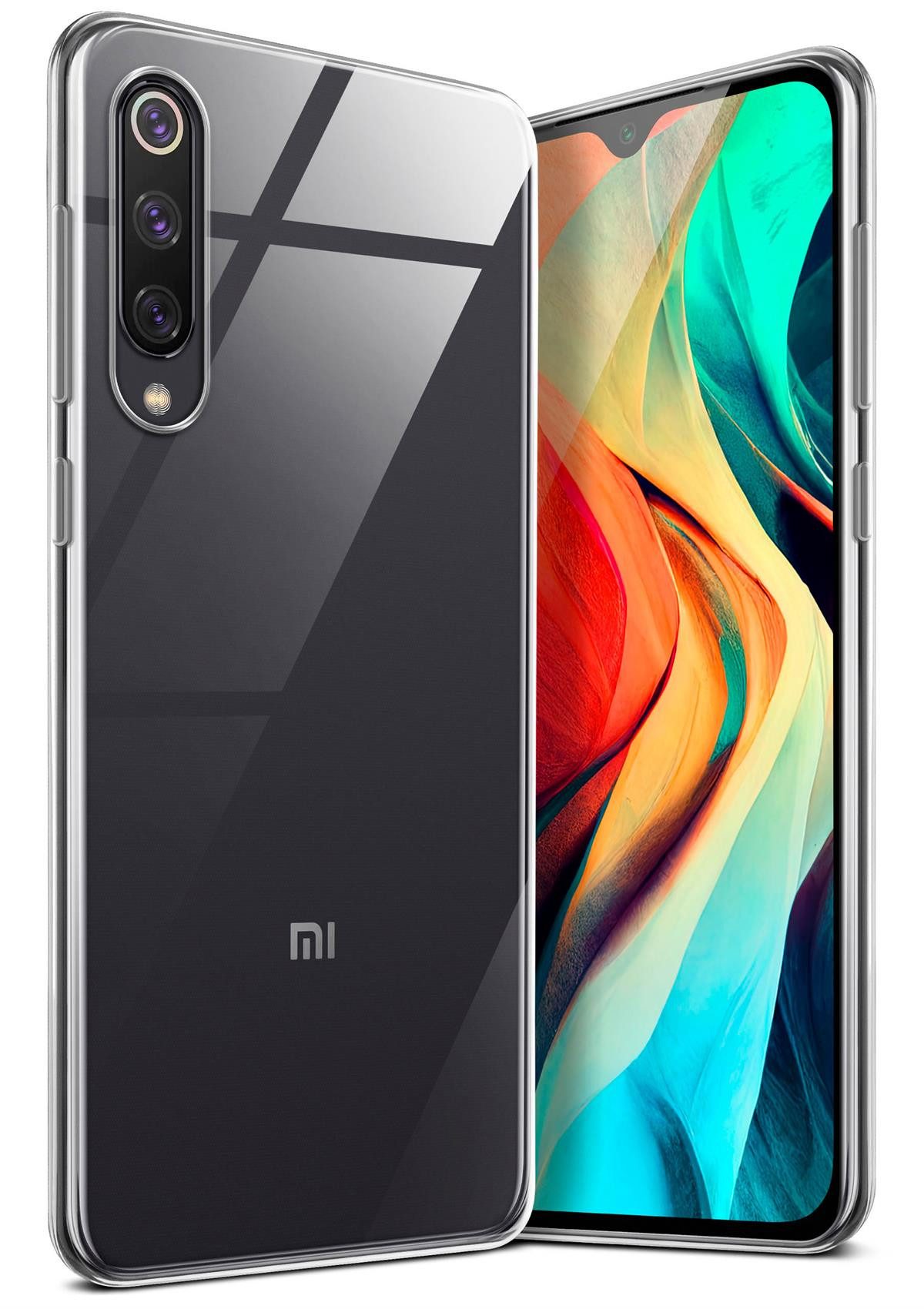 moex Handyhülle moex® Aero Case für Xiaomi Mi 9 SE, Hülle Silikon durchsichtig, Clear Schutzhülle Transparent Silikonhülle