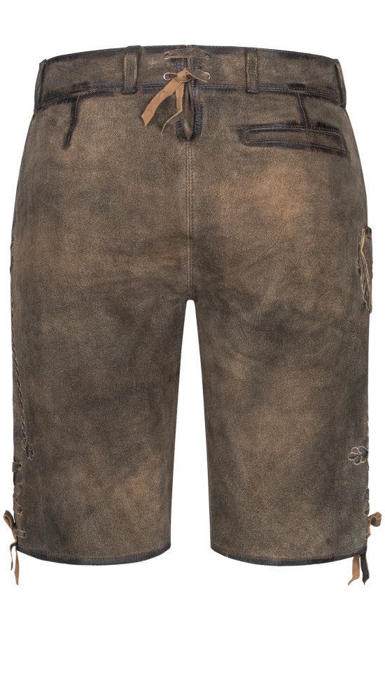 Nübler Trachtenlederhose Lederhose kurz Viona L in Hellbraun von Nübler günstig online kaufen
