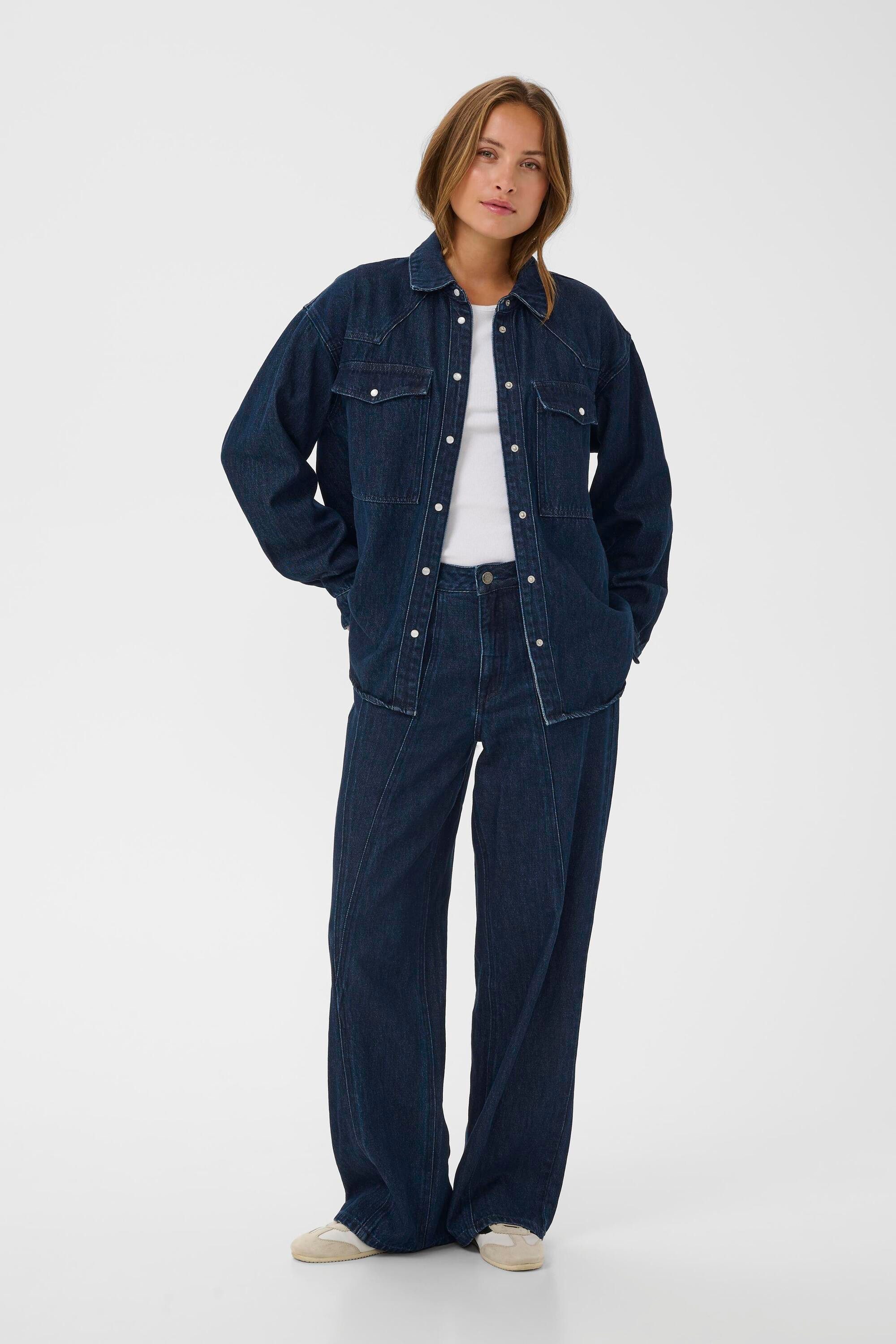 KAFFE Jeanshemd Jeanshemd KAeloise günstig online kaufen