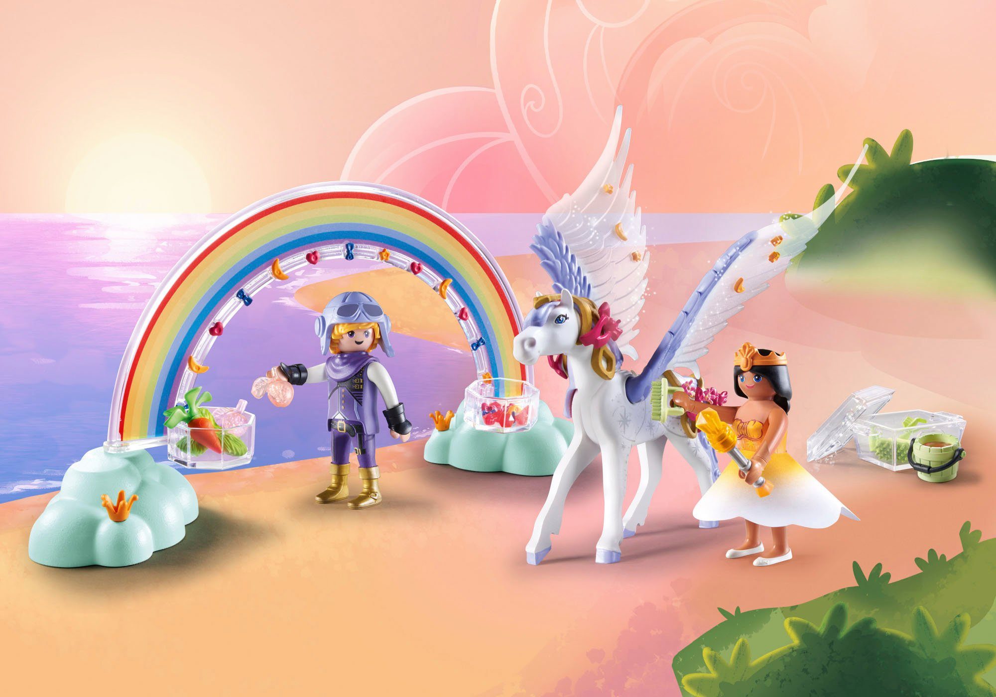 Playmobil® Himmlischer Pegasus mit Regenbogen (71361), Princess Magic Konst günstig online kaufen