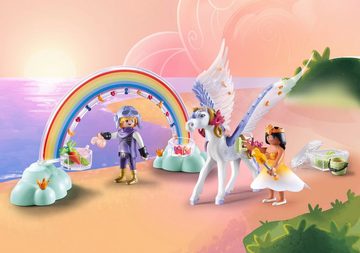 Playmobil® Konstruktions-Spielset Himmlischer Pegasus mit Regenbogen (71361), Princess Magic, (85 St), Made in Europe