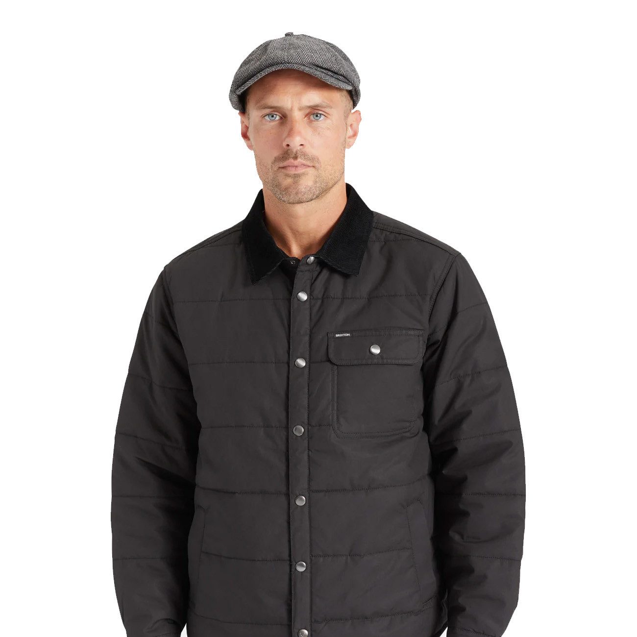 Brixton Snapback Cap Brixton Brood Snap Cap Grey Black