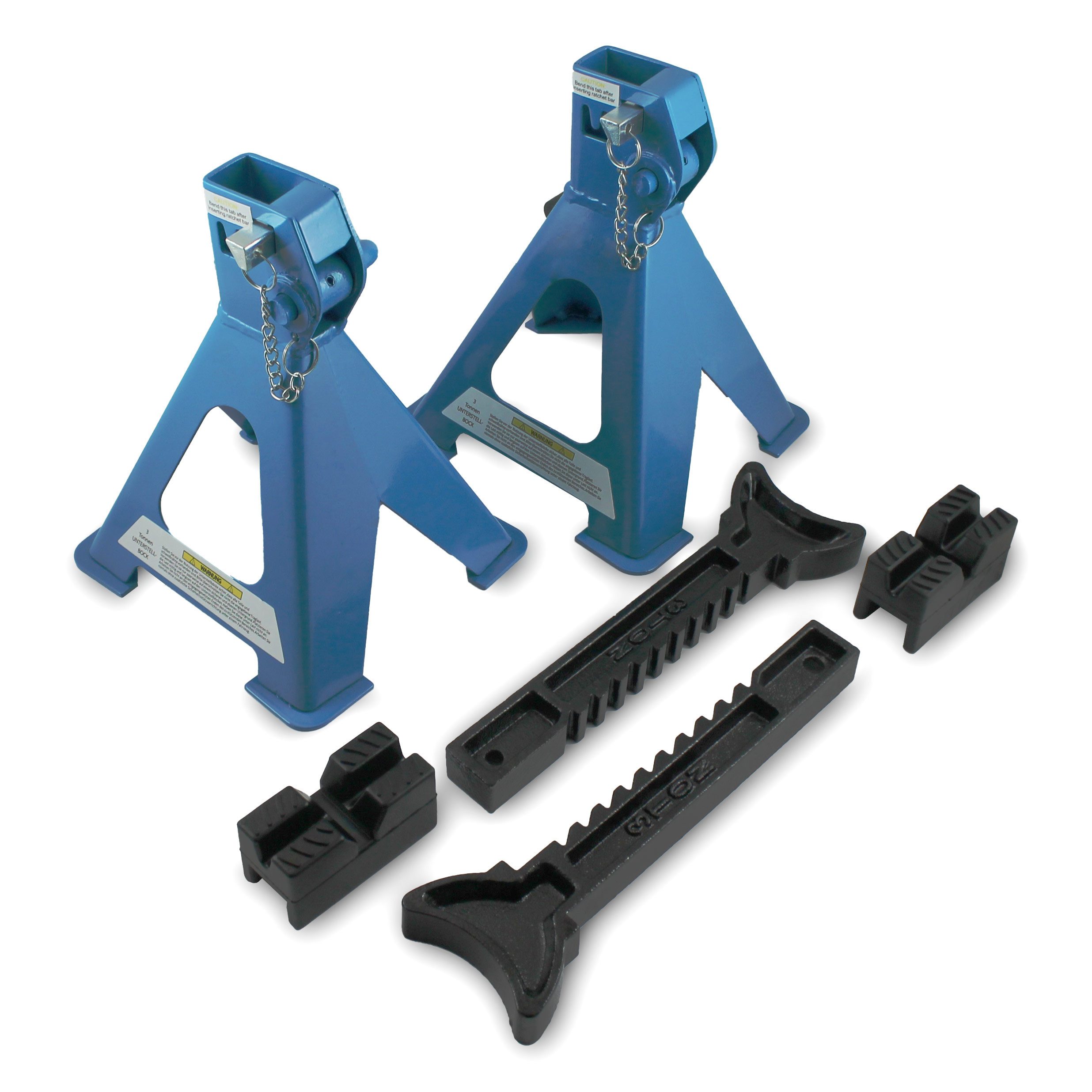 Bituxx Unterstellbock 4 Stück inkl. Heber 3000kg, 3000 kg max. Belastbarkeit, (Spar-Set, 4-St., MS-15773) – Bild 5 von 5
