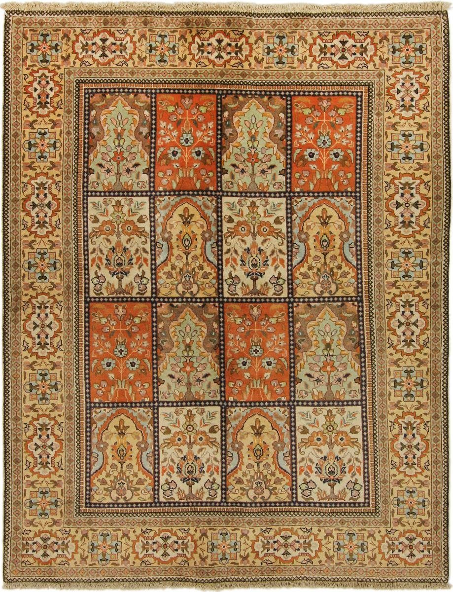 Orientteppich Täbriz Tabatabaei 144x187 Handgeknüpfter Orientteppich, Nain Trading, rechteckig, Höhe: 10 mm