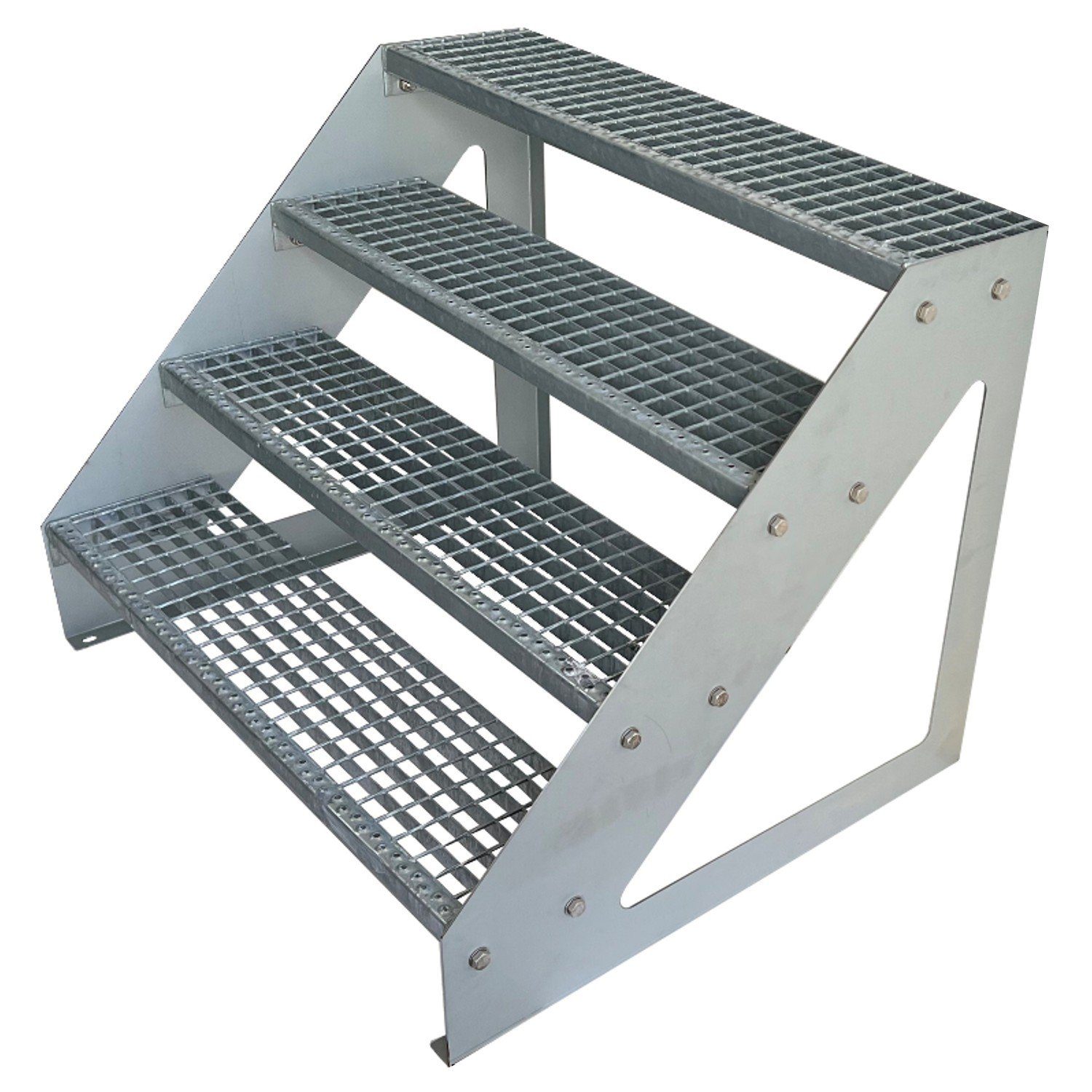 Kaminbau Mierzwa Außentreppe Premium Treppe Verzinkt günstig online kaufen