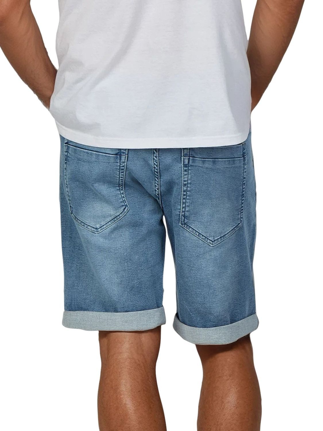 riverso Jeansshorts Herren Shorts RIVPaul Regular Fit Bermudashorts mit Stretch