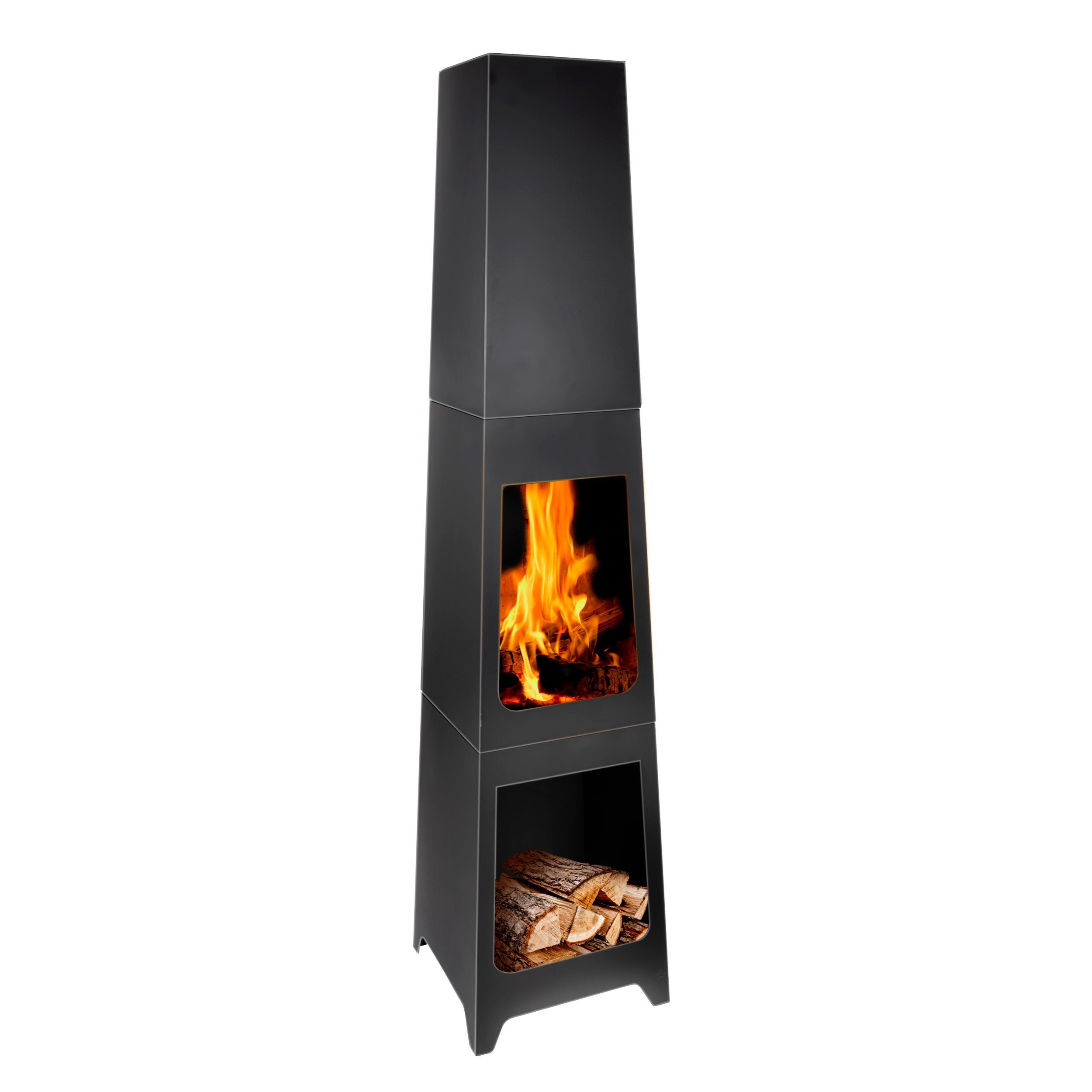 Bbq Collection Feuerschale BBQ Collection Terrassenofen 36 x 36 x 150 cm
