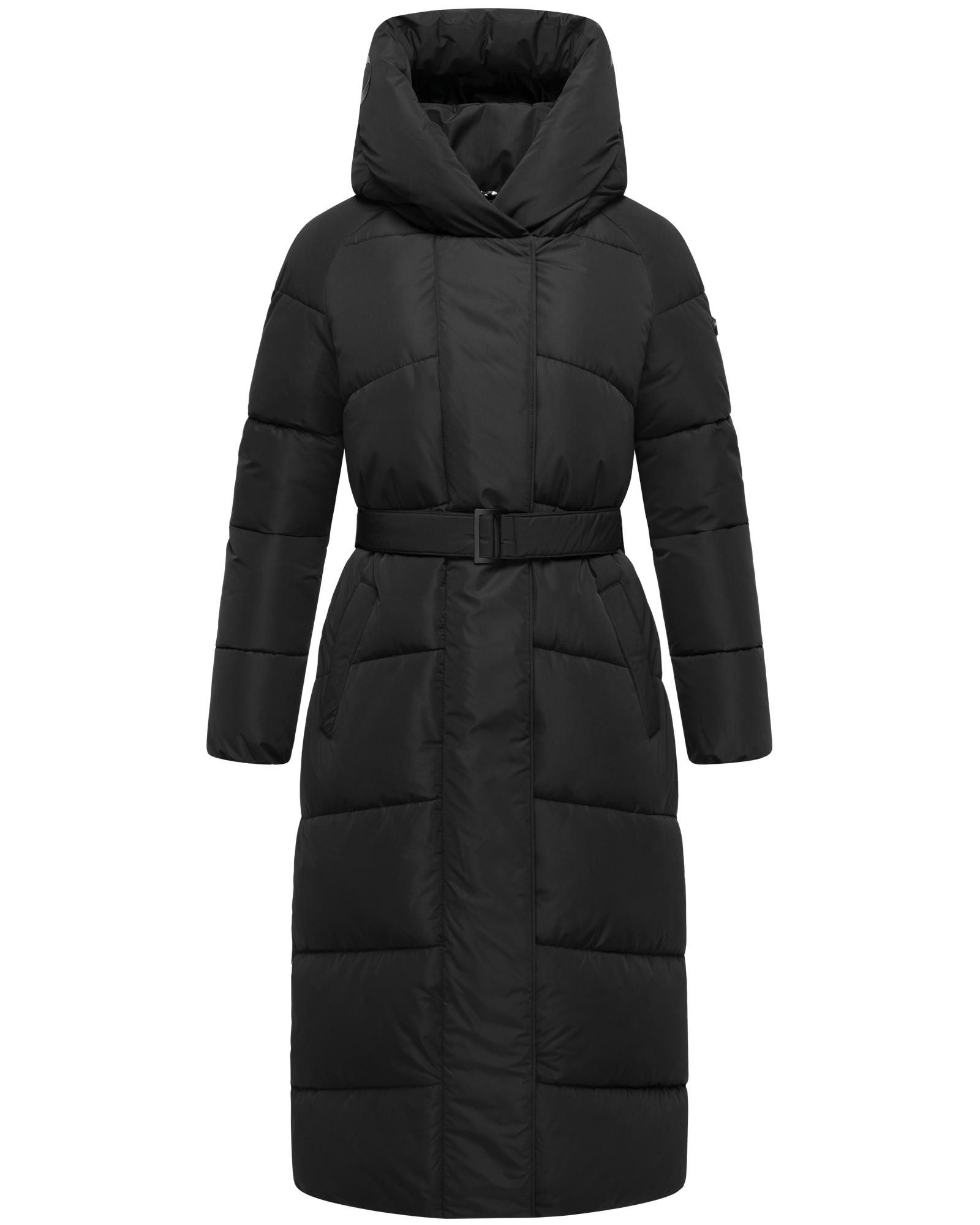 Navahoo Steppmantel Eisblick 14 Gesteppter Damen Mantel mit Taillengürtel