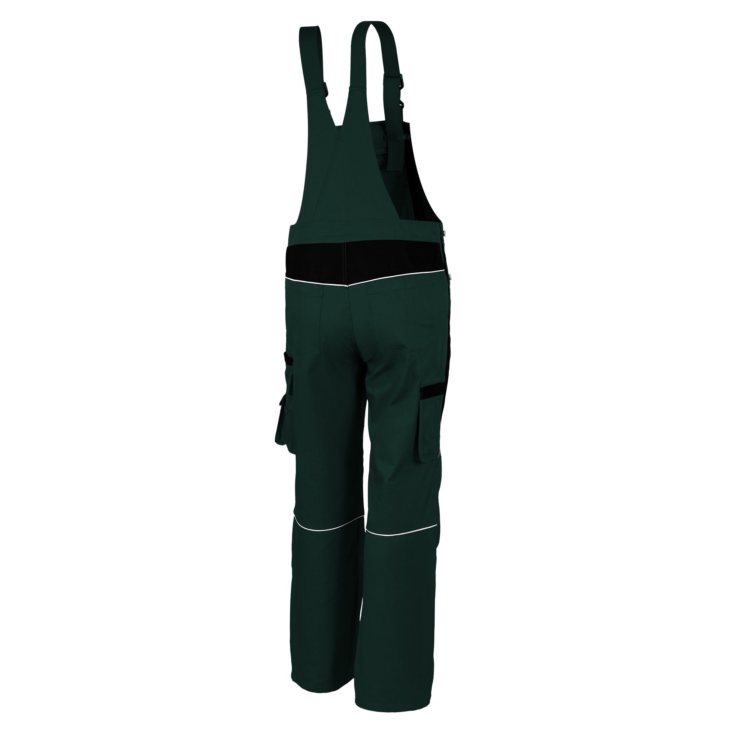 QUALITEX HIGH WORKWEAR MG PROfessionals Arbeitslatzhose Blaumann - PRO Latzhose grün/schwarz g QUALITY für 245