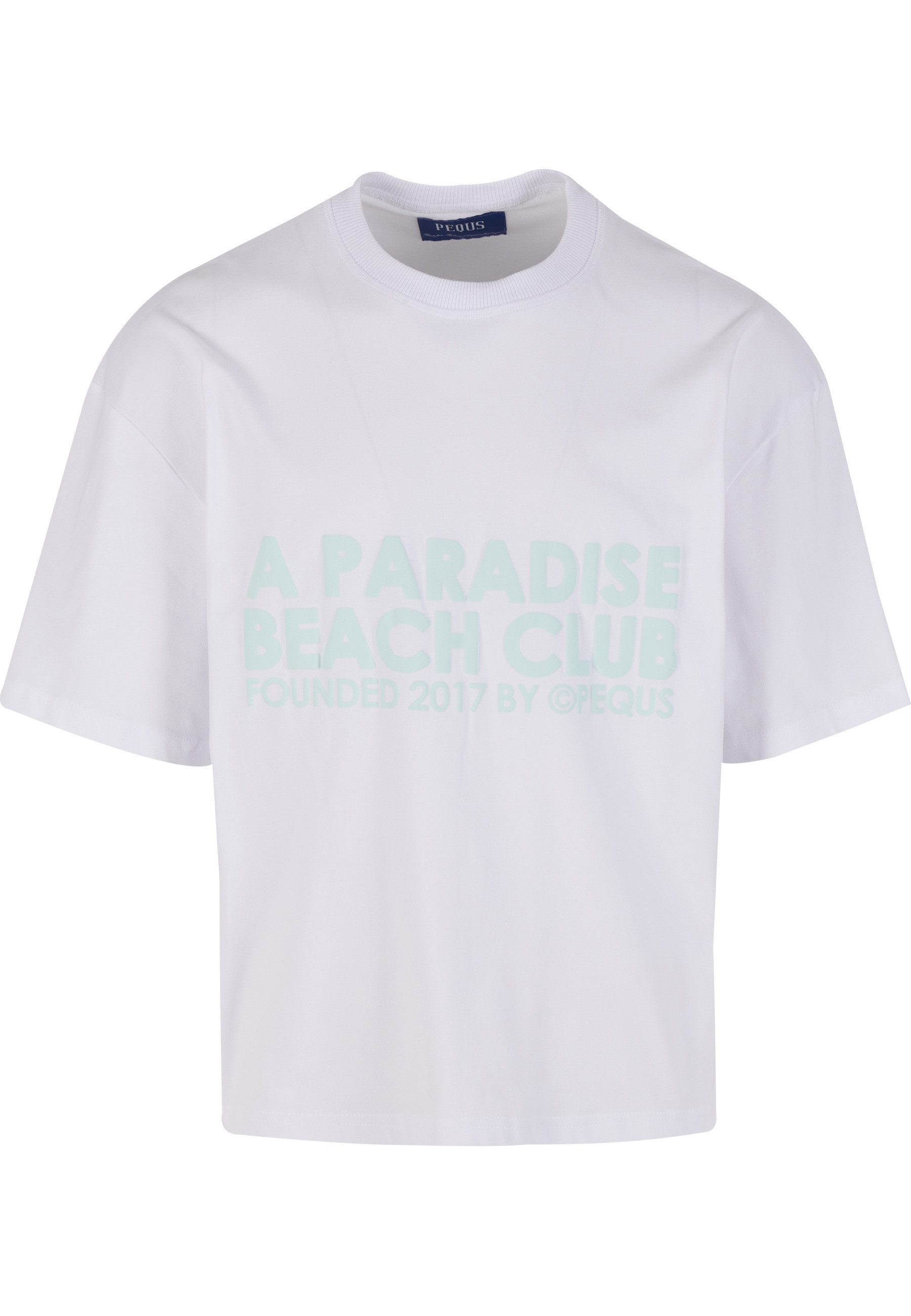 T-Shirt PEQUS PEQUS A Paradise Beach Club Front Logo T-Shirt