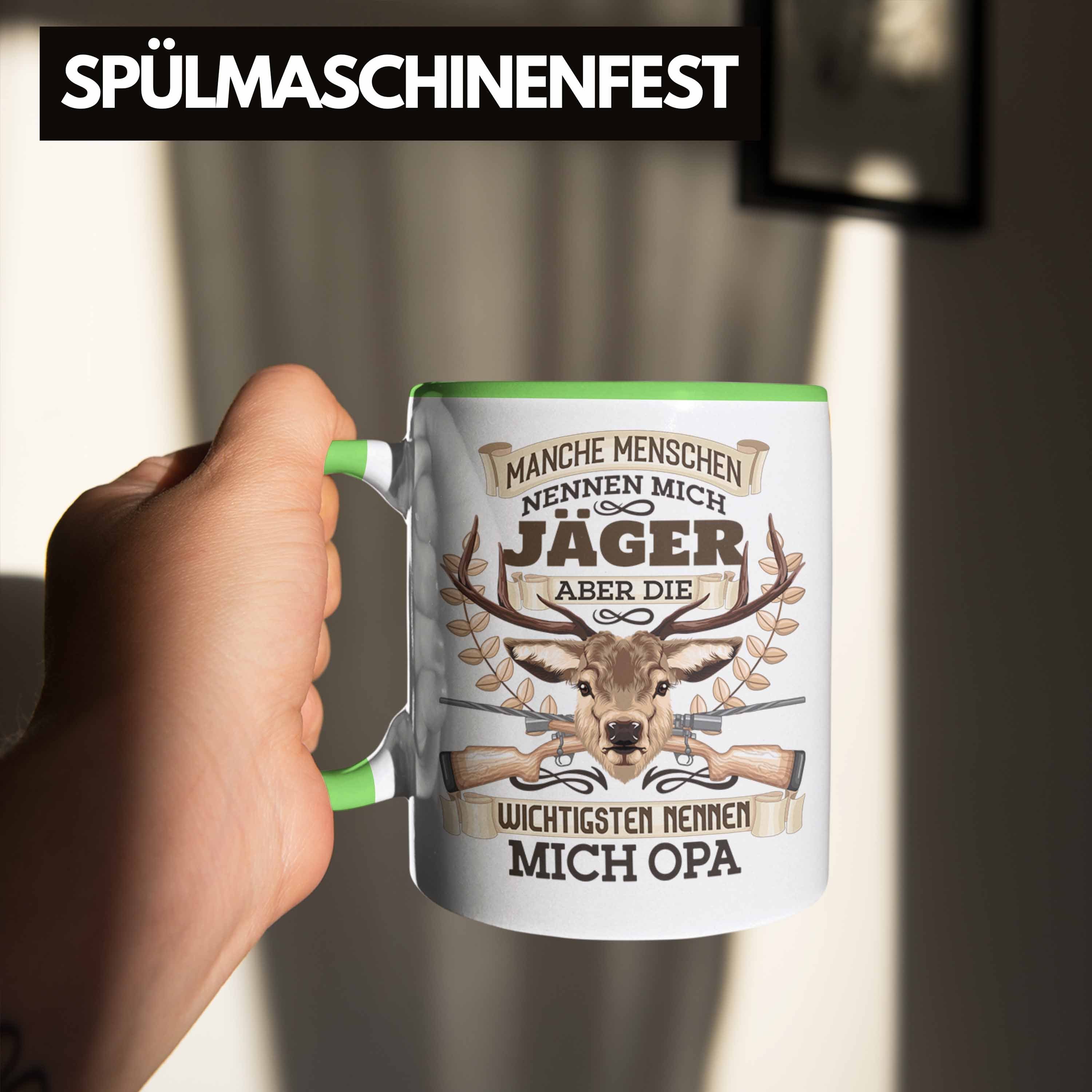 Wichtigsten Opa Nennen Die Trendation OPa Spruch Tasse Grün Mich Tasse Geschenk Jäger Jagen