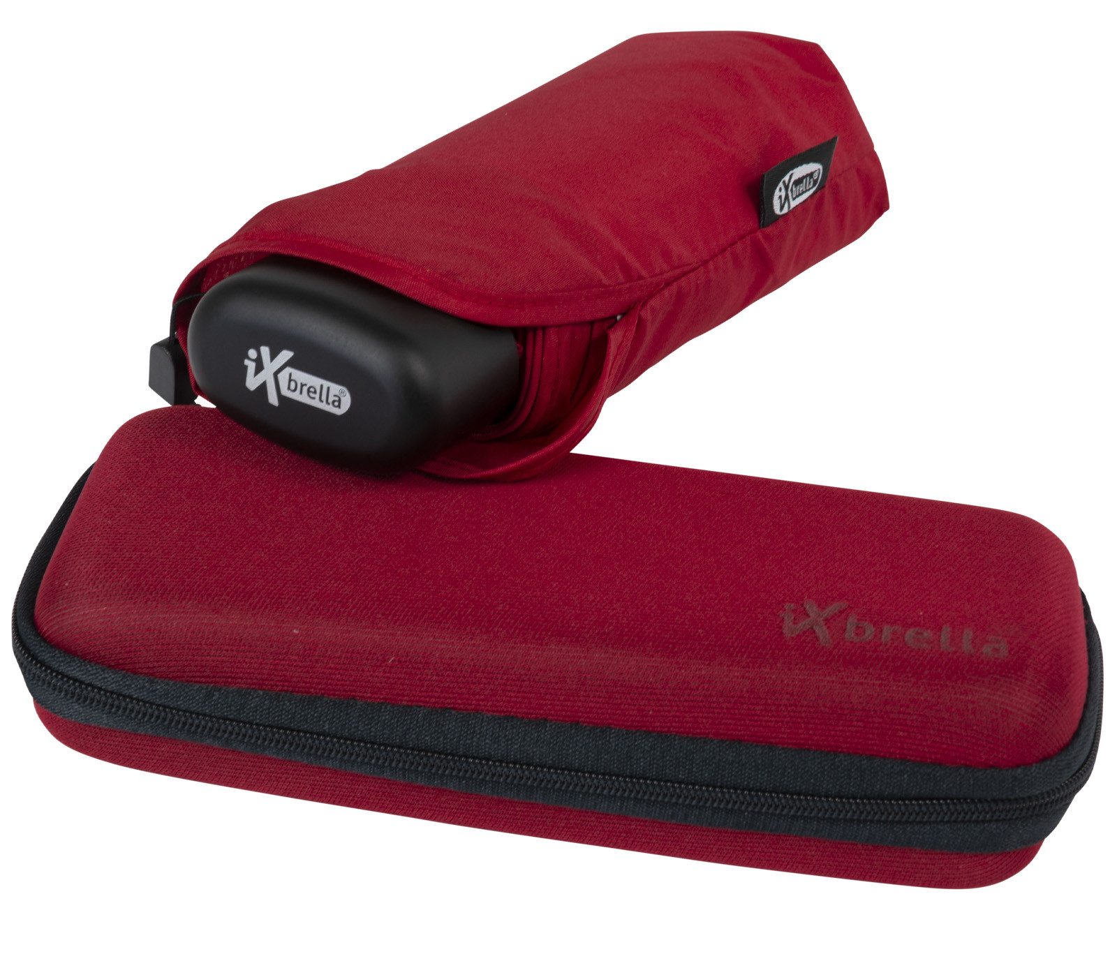 iX-brella Taschenregenschirm iX-brella Super-Mini-Taschenschirm - winziger Regenschirm im Etui, klein