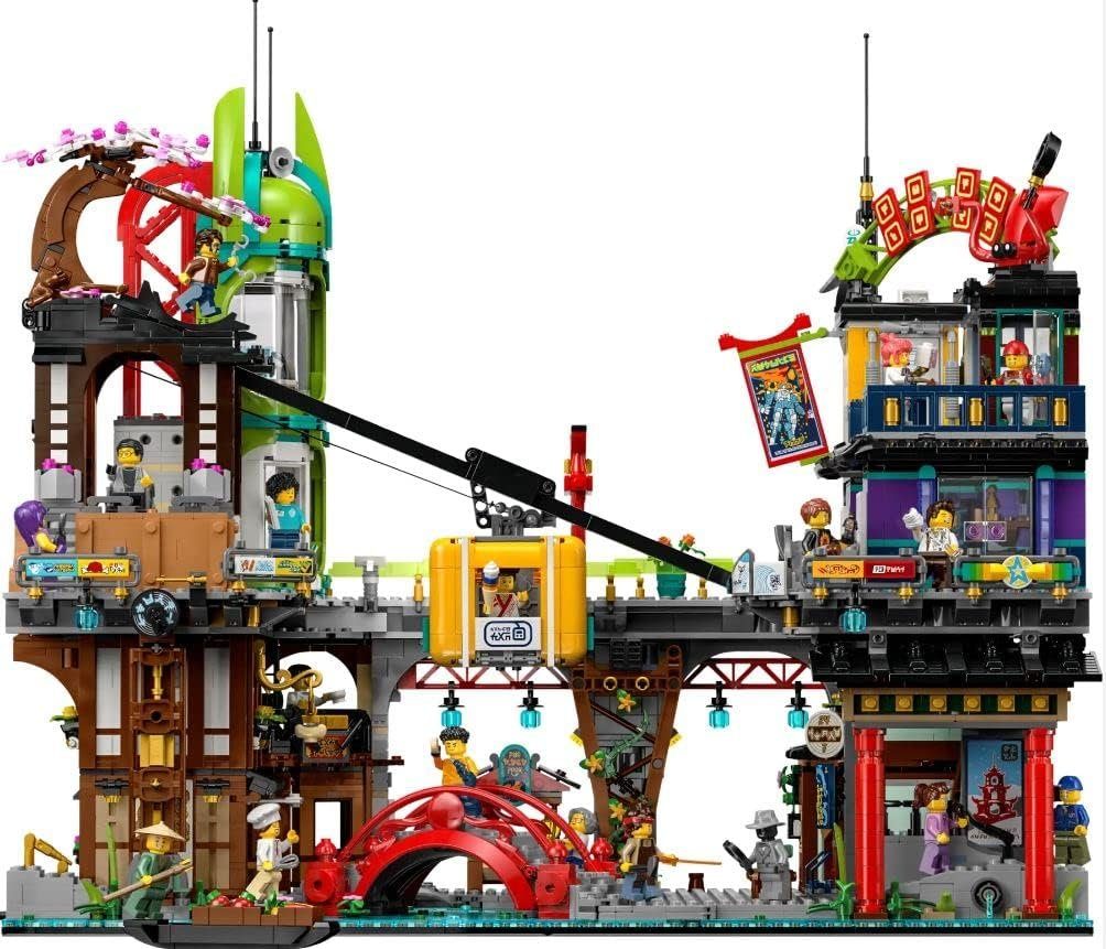 LEGO® Spielbausteine Ninjago - Die Märkte von Ninjago City (71799), (6163 St) | Spielbausteine