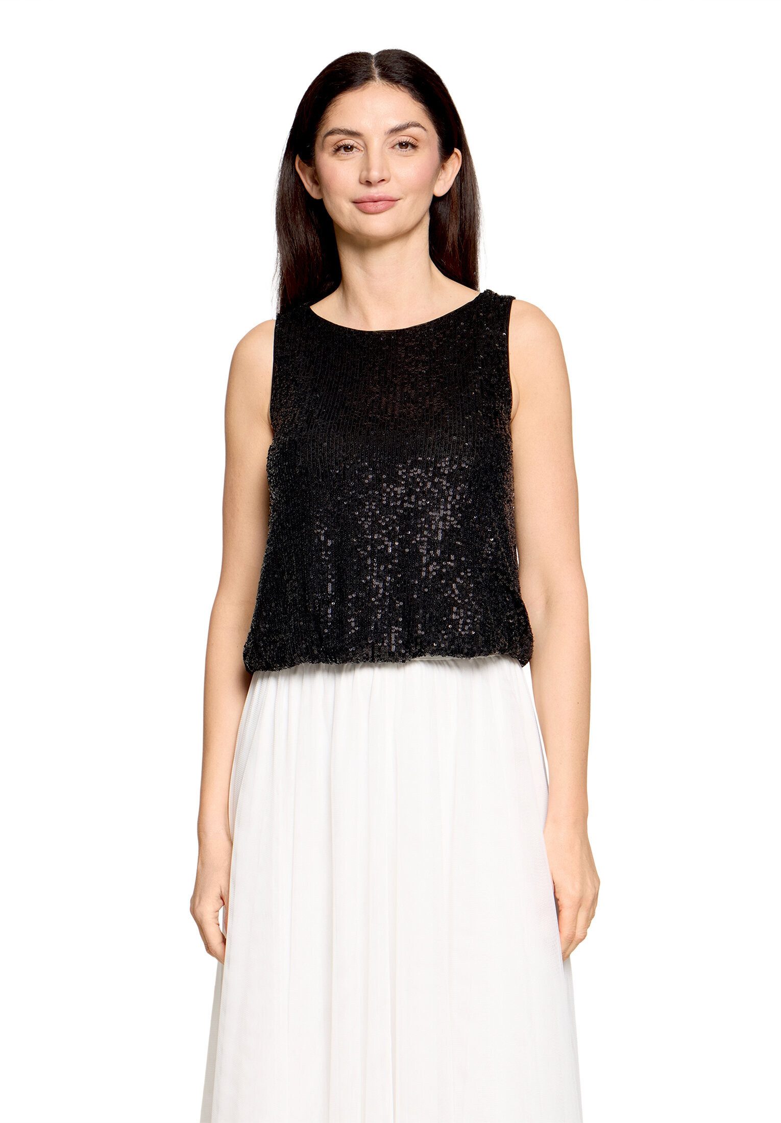 Vera Mont T-Shirt Damen im Glitzer-Look (1-tlg)