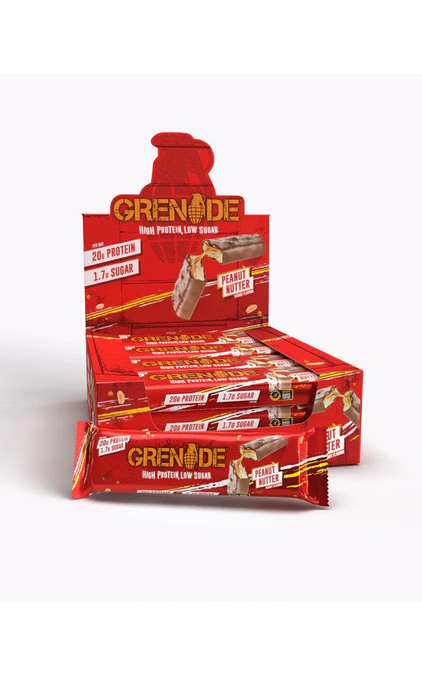 Grenade B.V., Malahide Road, Coolock, Dublin 5, Ireland Protein Bar - 12x60g - Peanut Nutter Riegel, 720 g, Riegel