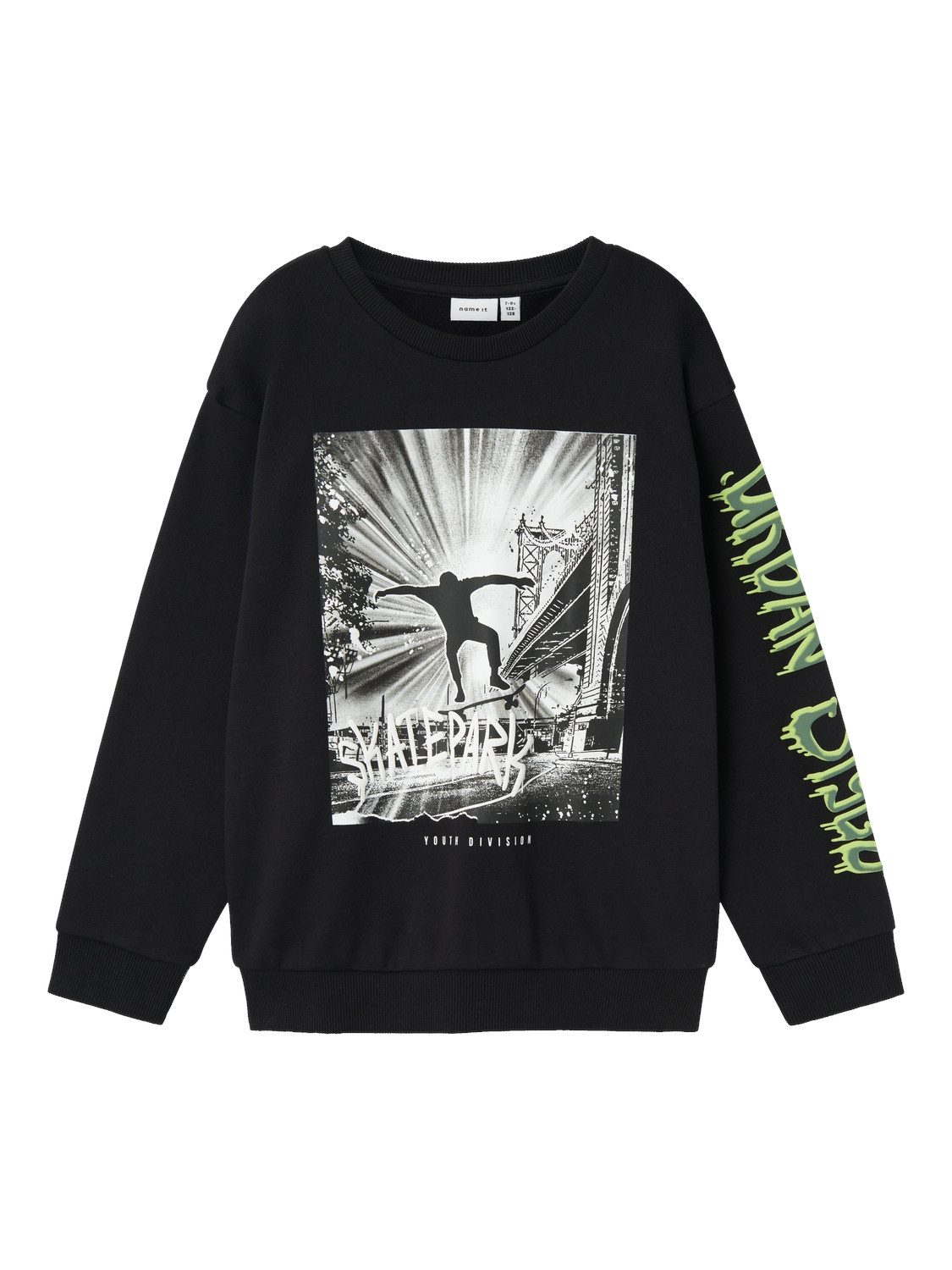Sweatshirt Regular Fit Fotoprint Gummiprint