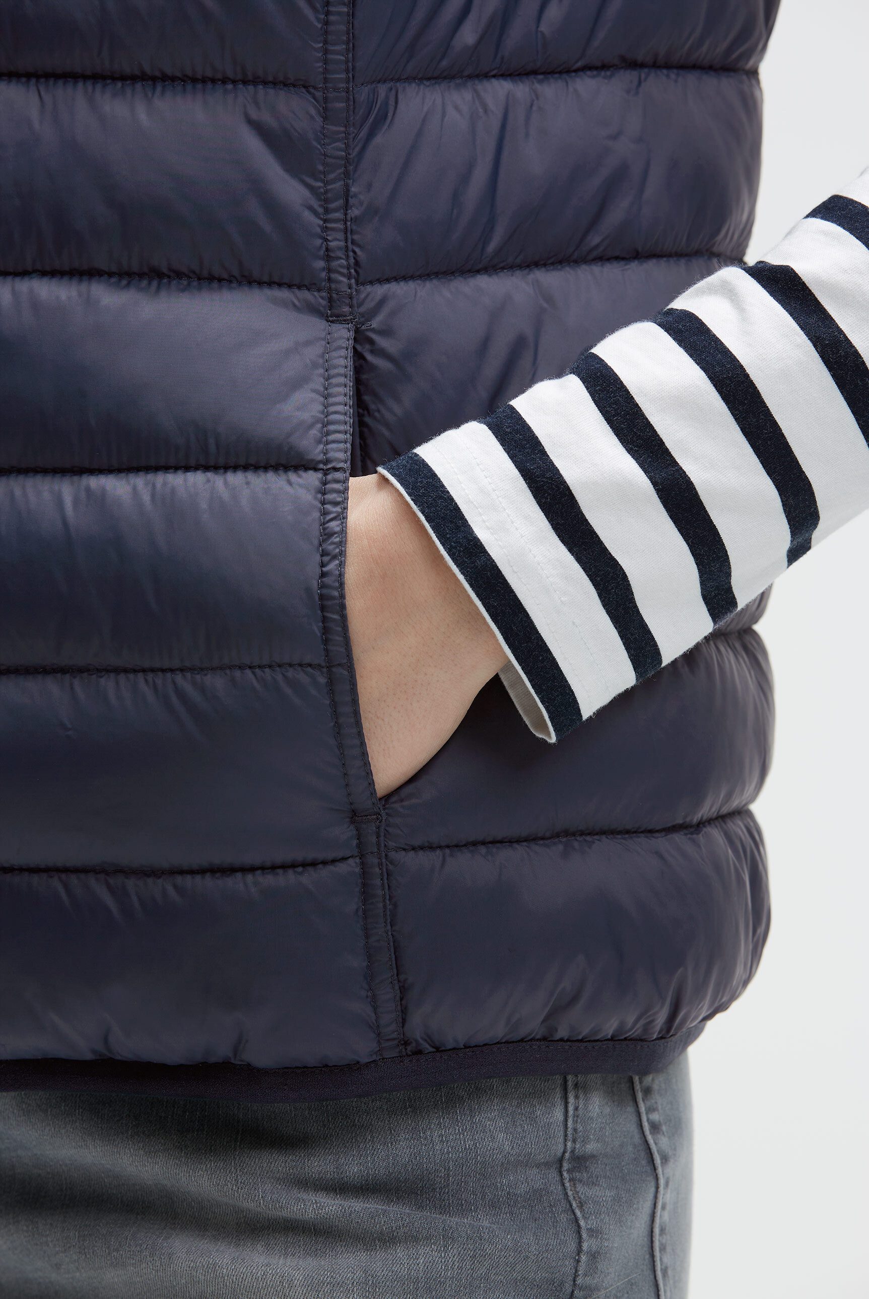 SOCCX Steppweste mit elastischem Saumabschluss