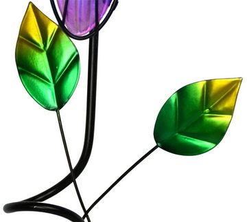 Gartenursel Windrad Schönes, dekoratives Windrad Blume aus Glas