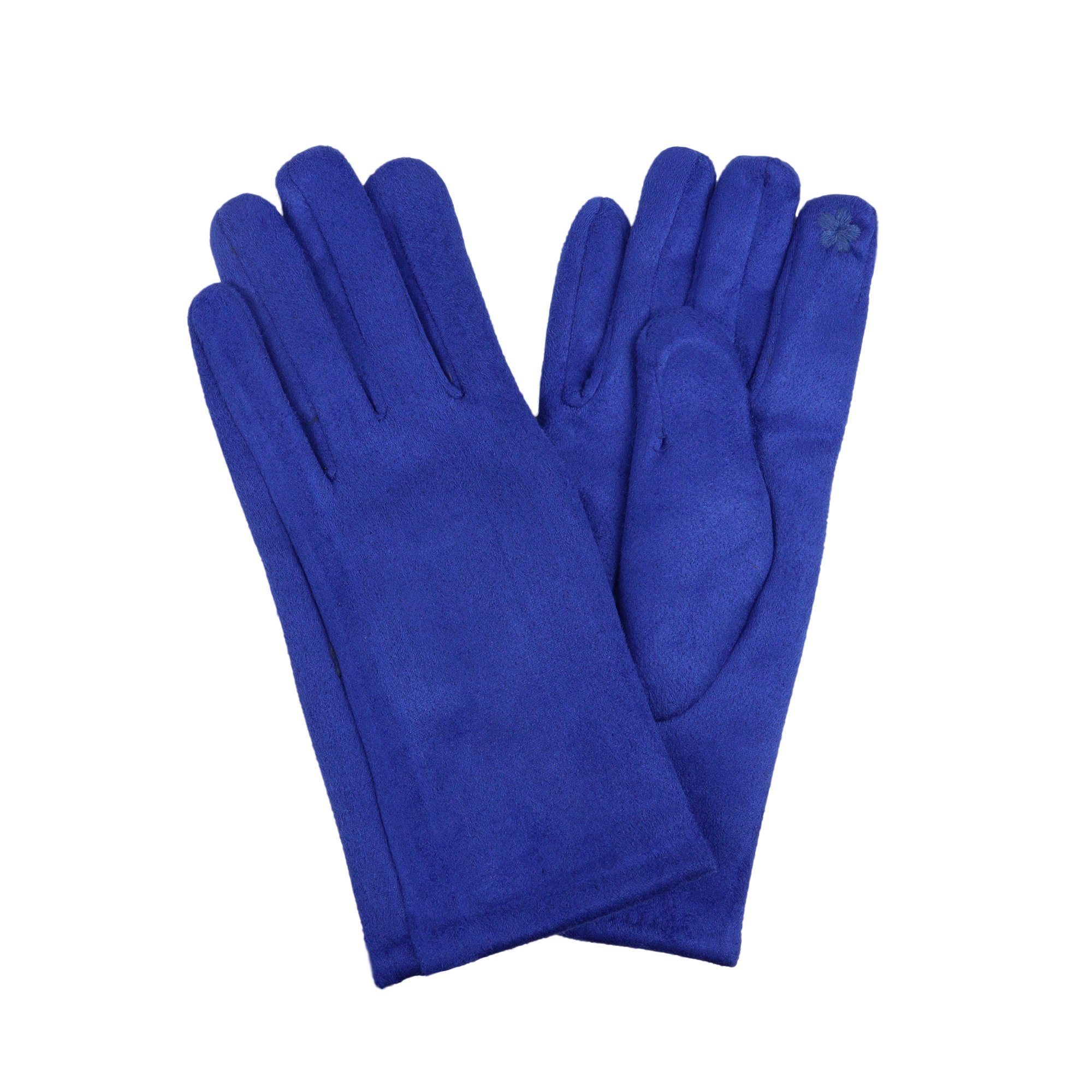 ZEBRO Fleecehandschuhe Handschuh königsblau