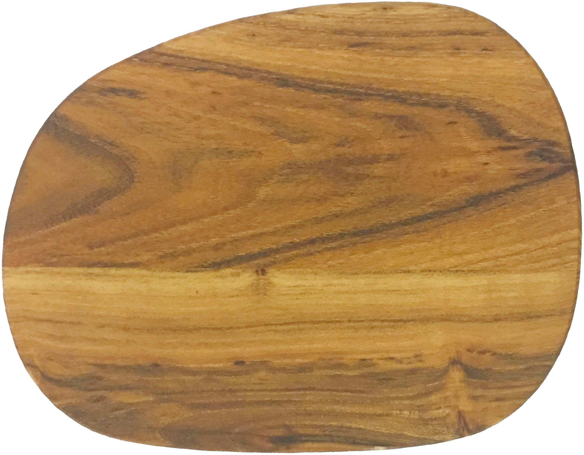 aida RAW Schneidebrett RAW Teak, Massivholz, (Set, 2-St), organische Form