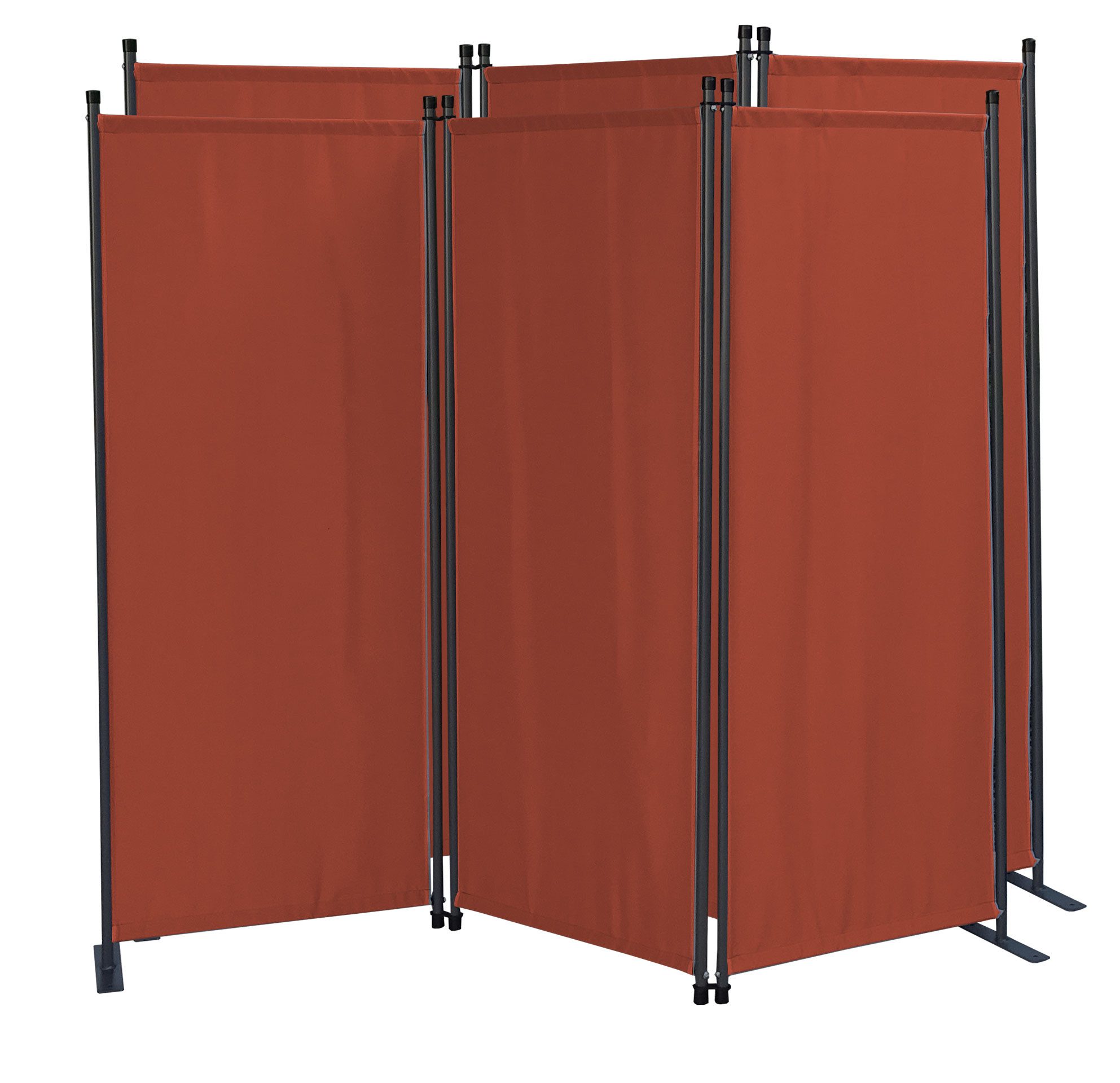 Quick Star Paravent 2 Stück 3/4 Teilig, Mehrere Farben & Größen Faltbare Stellwand (2 Stück)