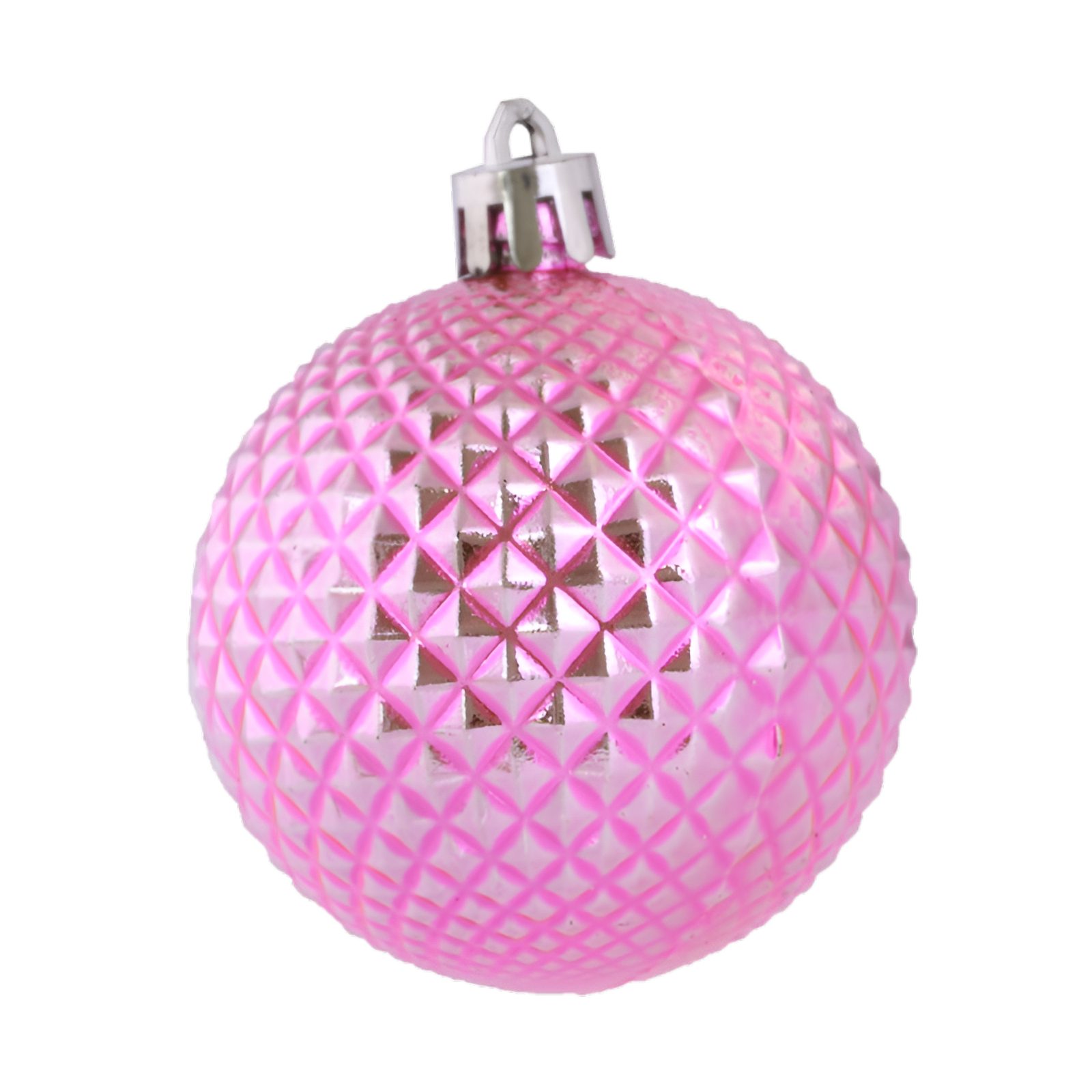 WS-Trend Weihnachtsbaumkugel Weihnachtskugeln 12 St Weihnachtsbaumkugel Christbaumkugel Rosa (12 St)