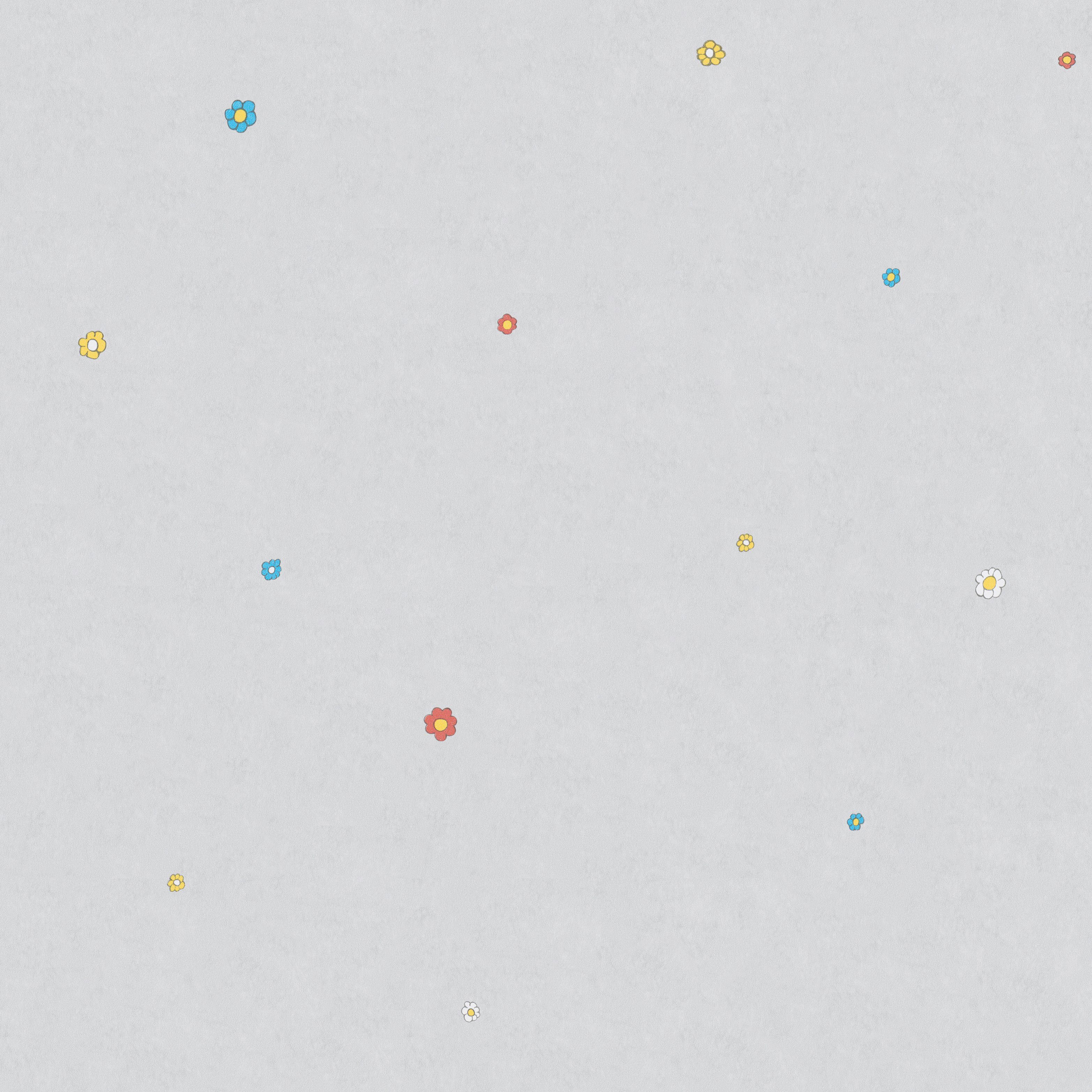 Marburg Vliestapete Grau, geblümt, moderne Tapete für Wohnzimmer Schlafzimmer Küche