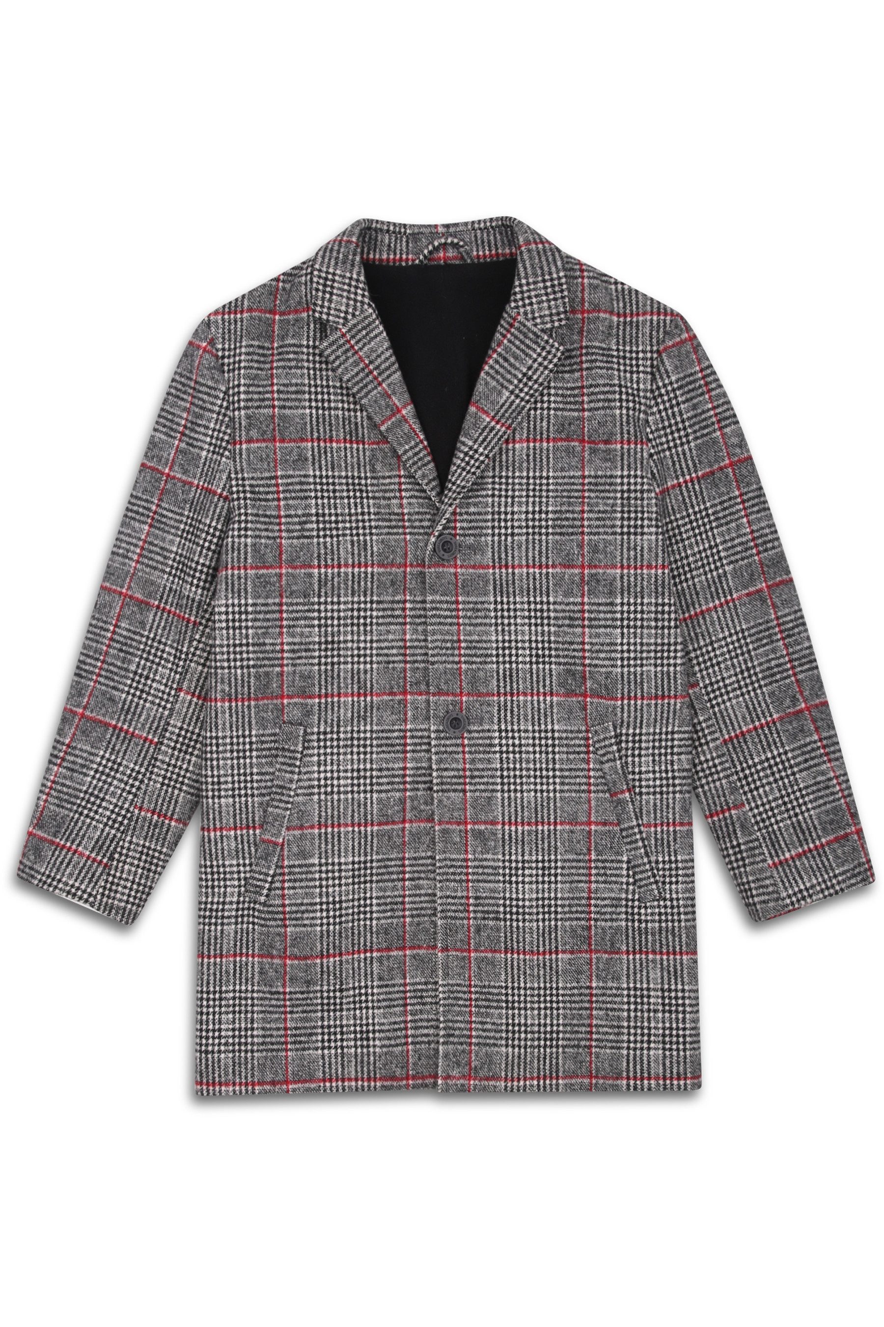 Threadboys Kurzmantel THBChecked (1-tlg) im tollen Karo-Design