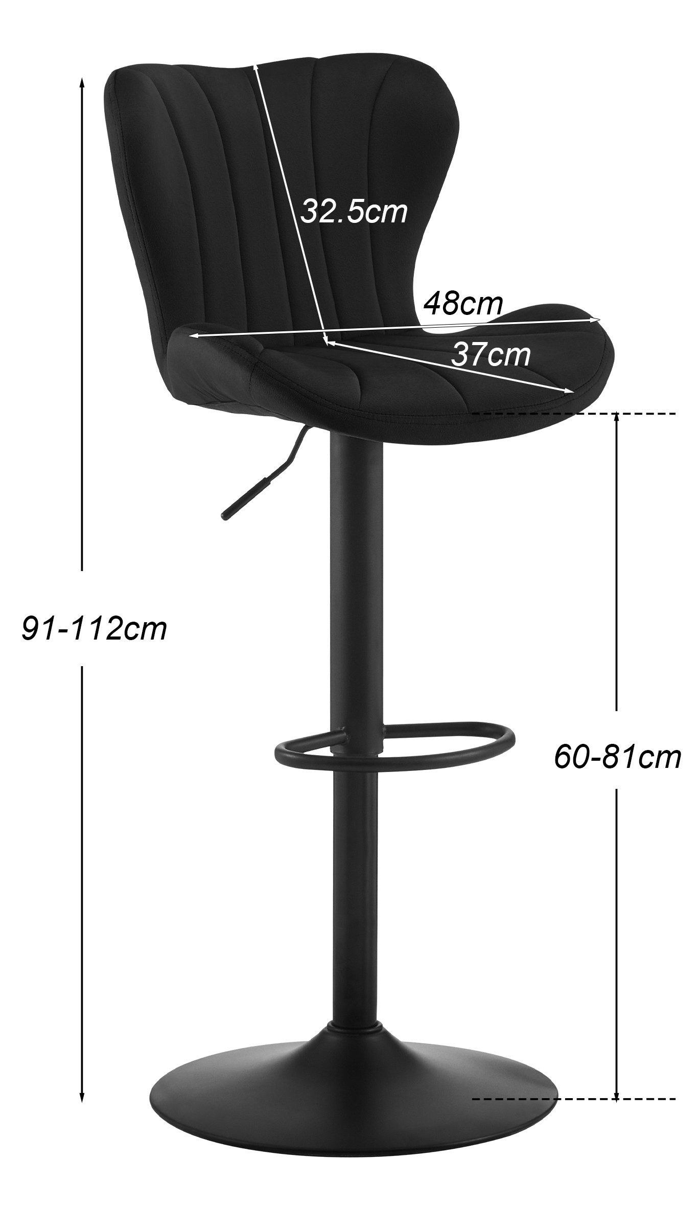 Ofcasa Barhocker Höhenverstellbarer Hocker (2er Set), günstig online kaufen