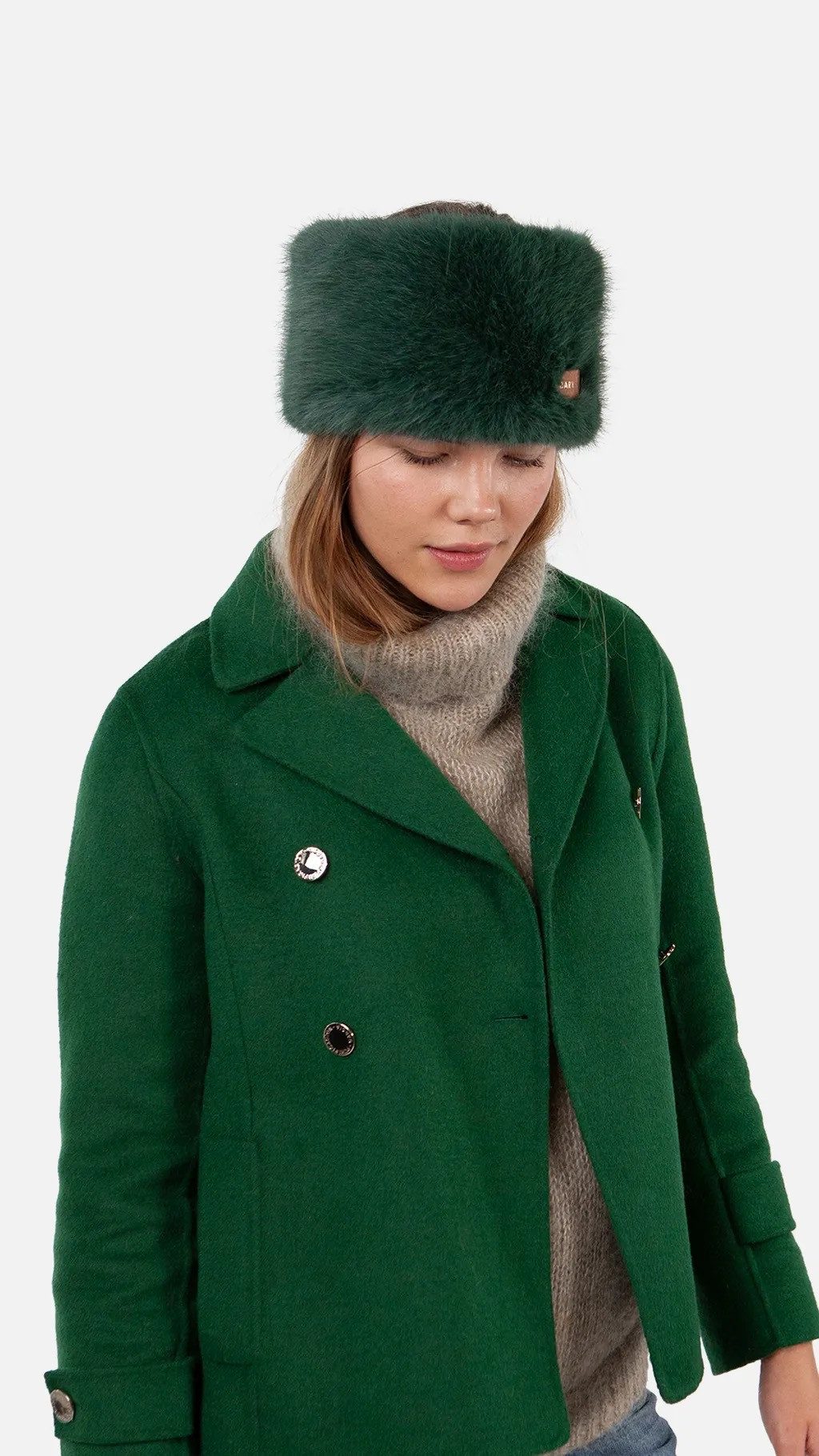 Barts Stirnband Barts Morade Headband Stirnband aus Kunstpelz Elastisches Band auf der Innenseite für perfekte Passform
