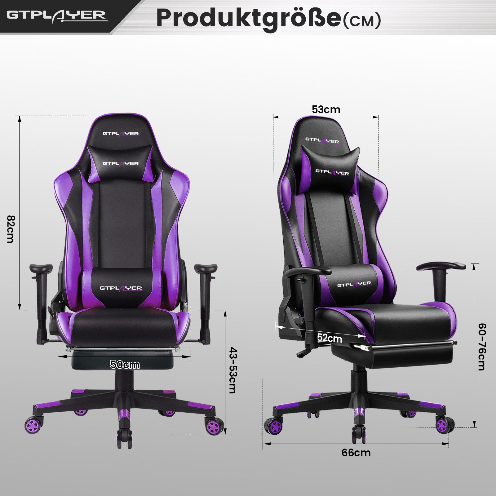 GTPLAYER Gaming-Stuhl Bürostuhl Gaming Stuhl Gaming günstig online kaufen