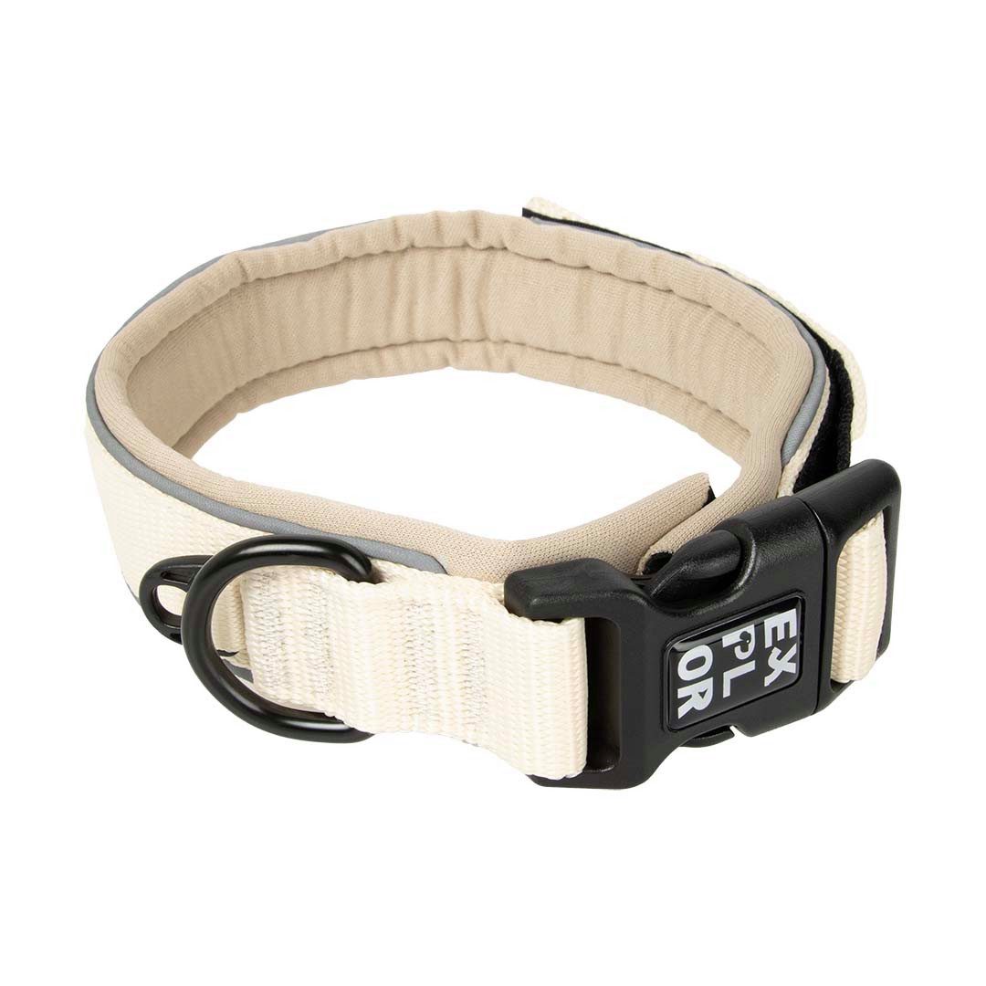 DUVO+ Hunde-Halsband Duvoplus EXPLOR Ultimate Fit Comfy Halsband Fashion - Antique White