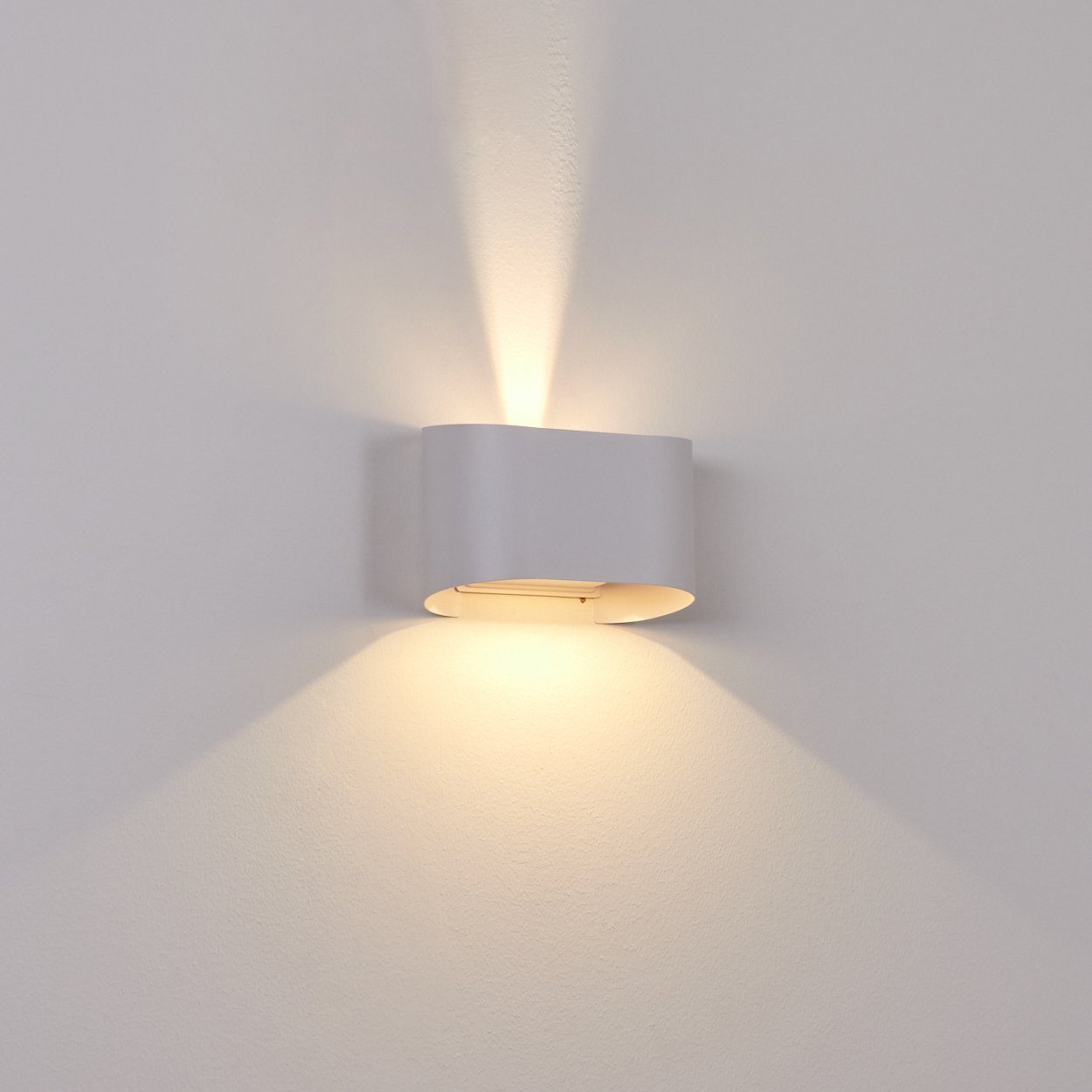 Aussen Lampe LED Außen-Wandleuchte Leuchten Haus hofstein Tür Terrassen Balkon Hof Up Down Wand