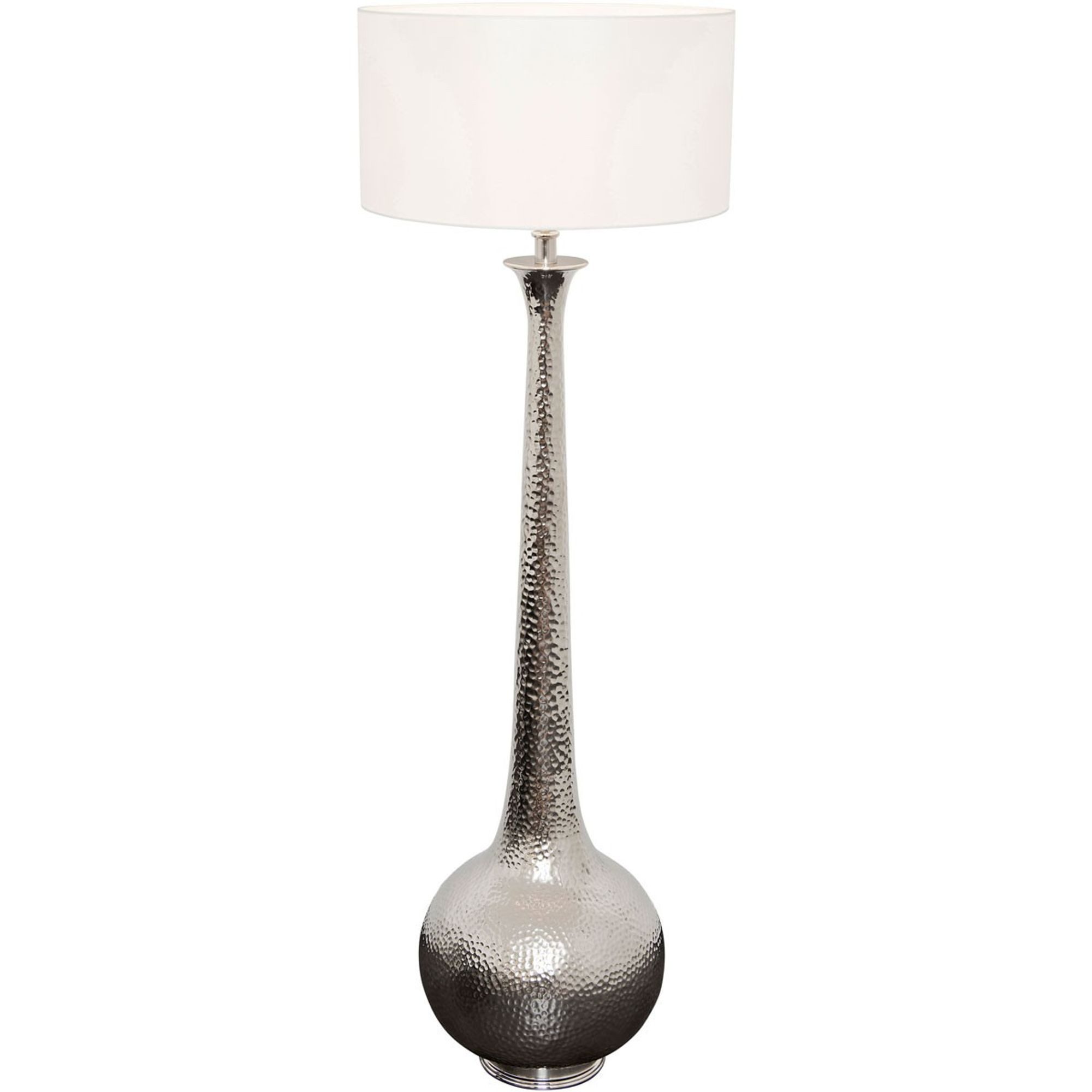 Holländer Stehlampe Maestro Aluminium Vernickelt Silber