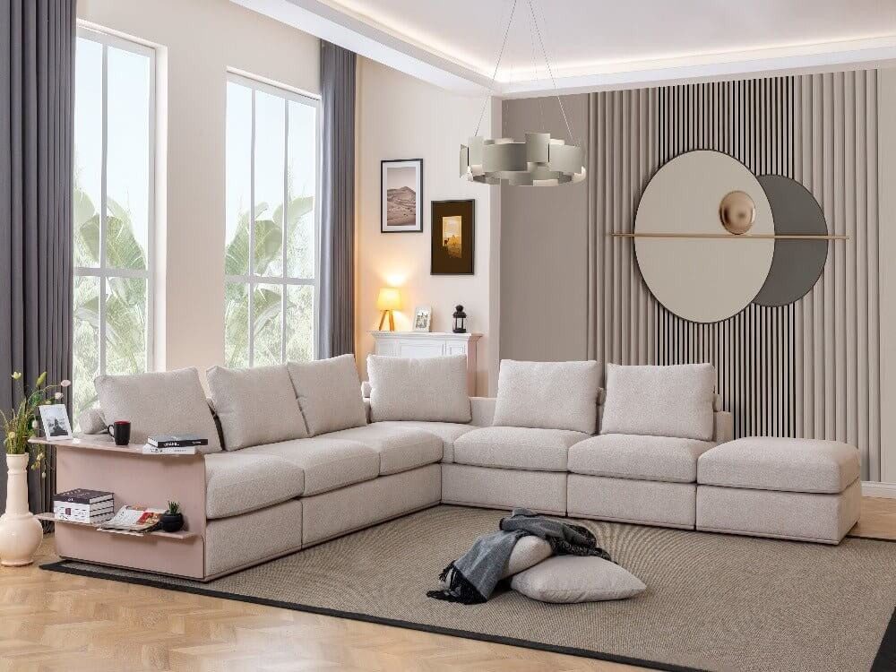 Nobelaa Ecksofa Ecksofa "Myrtle" + Konsolenschrank
